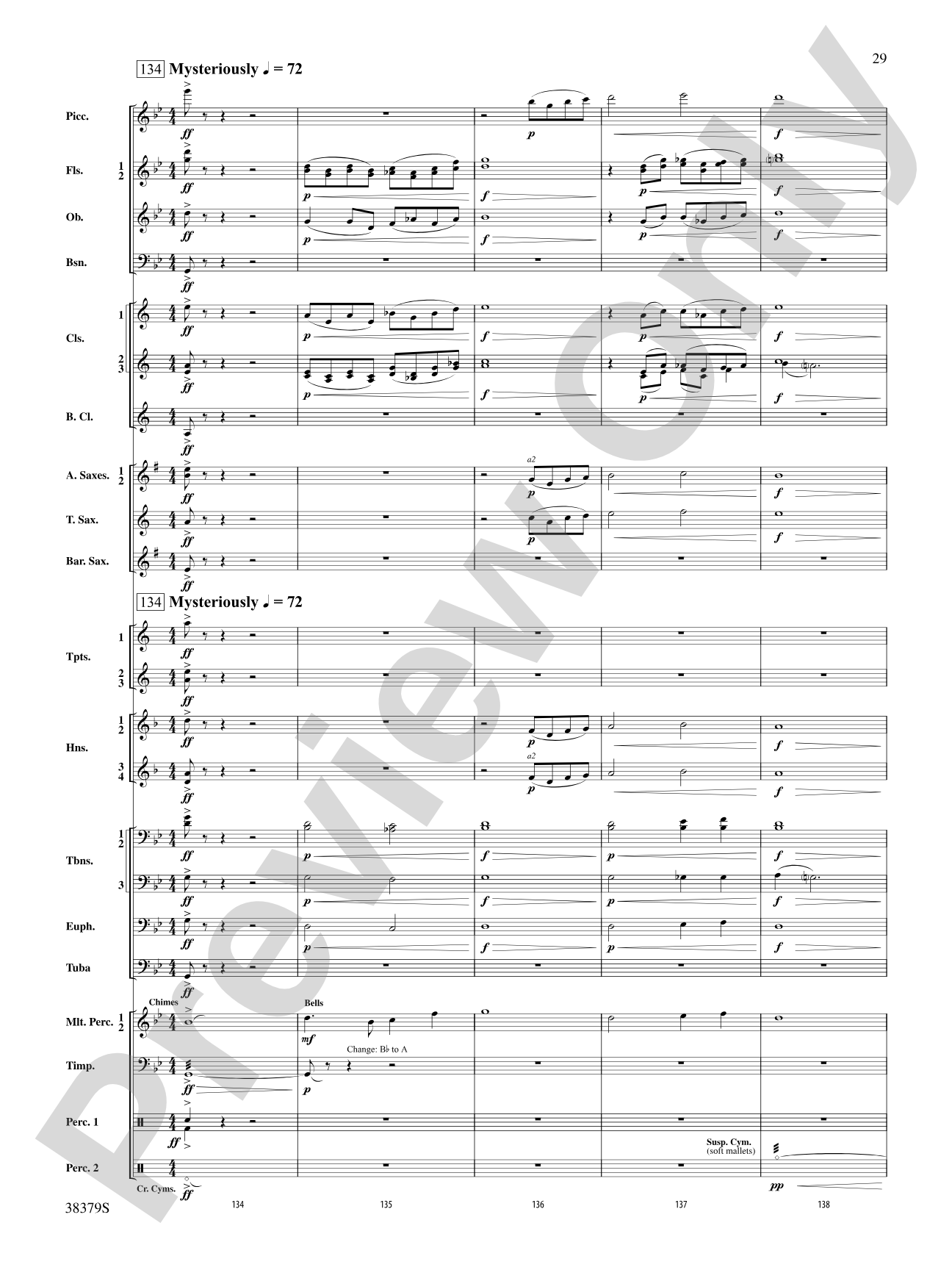 Vision Quest: Concert Band Conductor Score & Parts