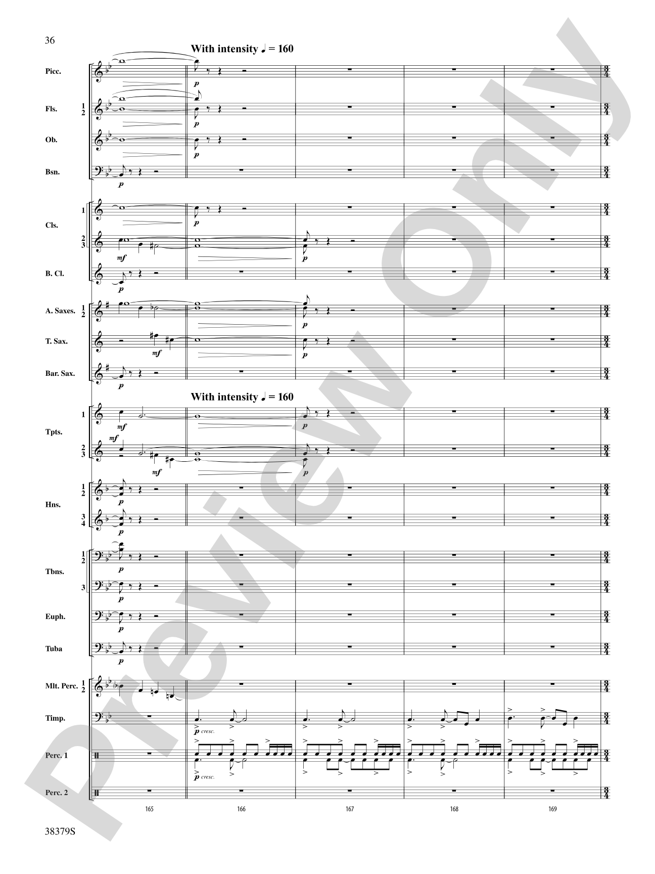 Vision Quest: Concert Band Conductor Score & Parts