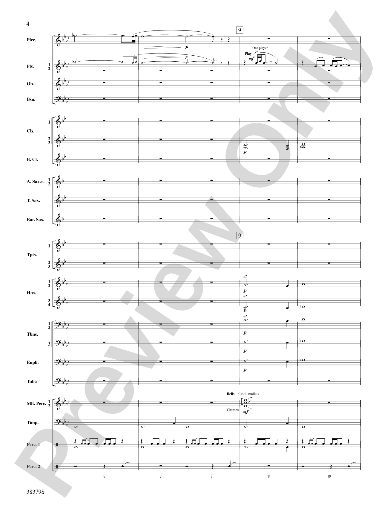 Vision Quest: Concert Band Conductor Score & Parts