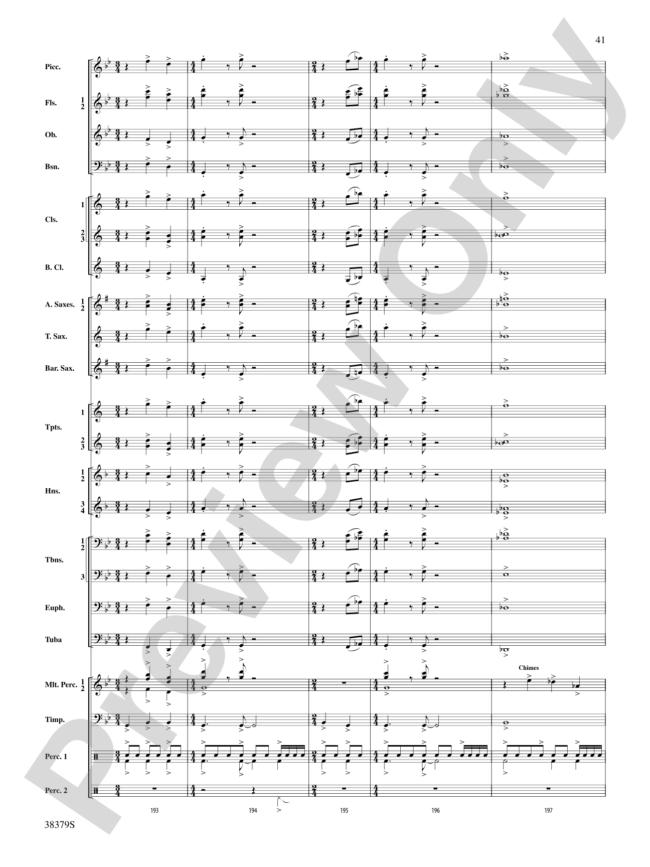 Vision Quest: Concert Band Conductor Score & Parts