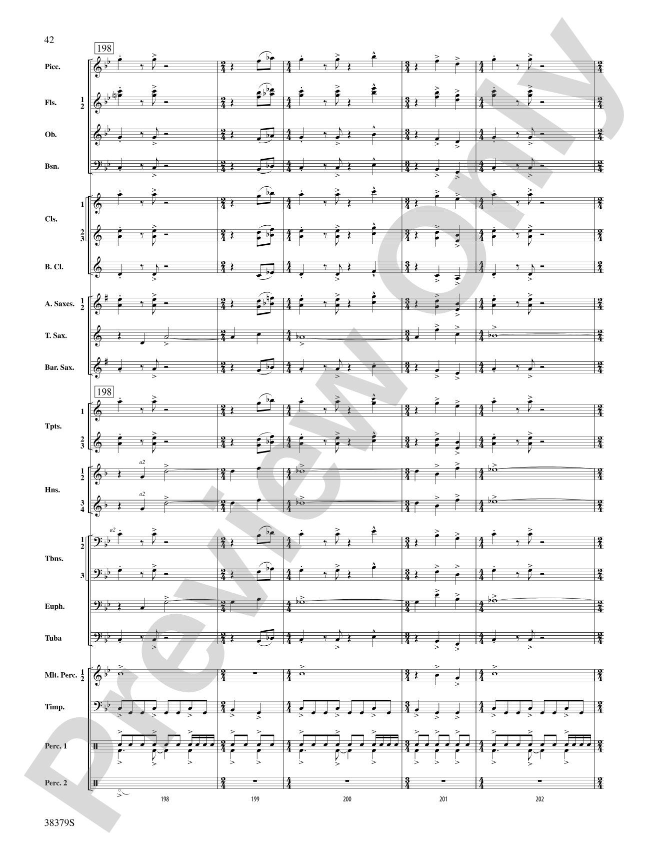 Vision Quest: Concert Band Conductor Score & Parts