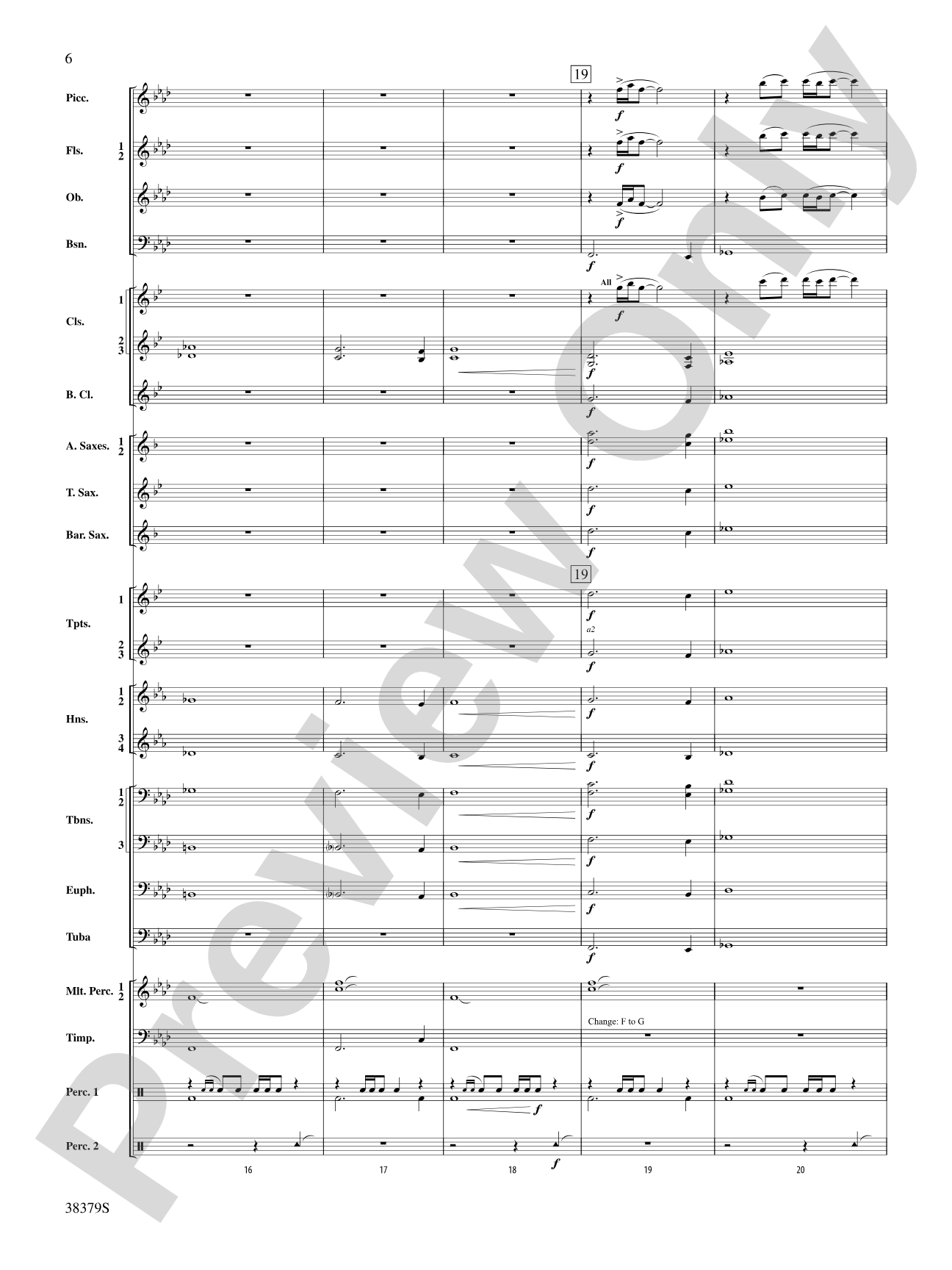 Vision Quest: Concert Band Conductor Score & Parts