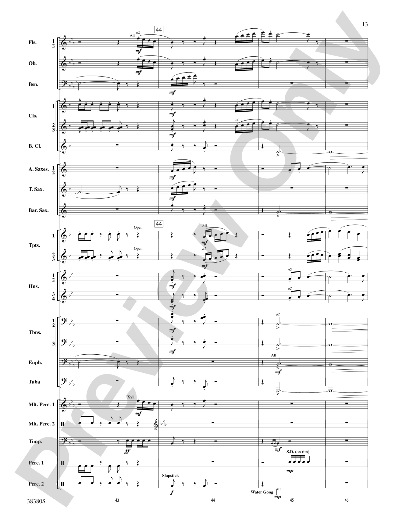 And in the End It Was Earth: Concert Band Conductor Score & Parts