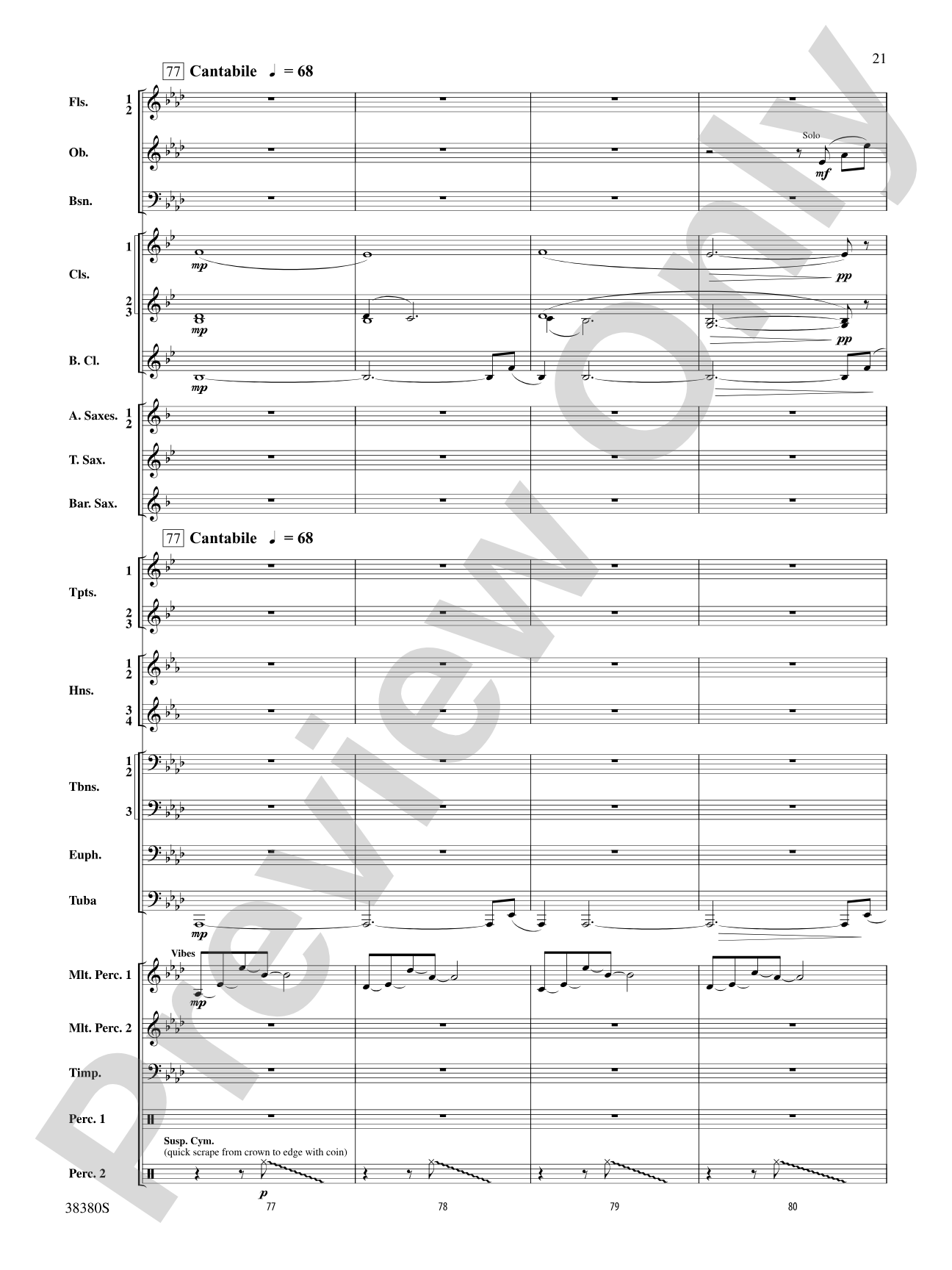 And in the End It Was Earth: Concert Band Conductor Score & Parts