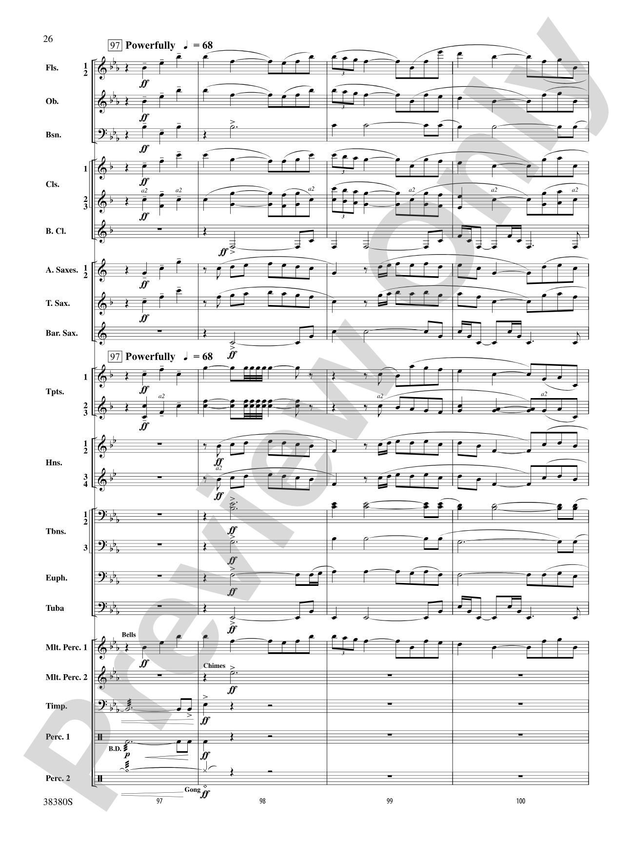And in the End It Was Earth: Concert Band Conductor Score & Parts