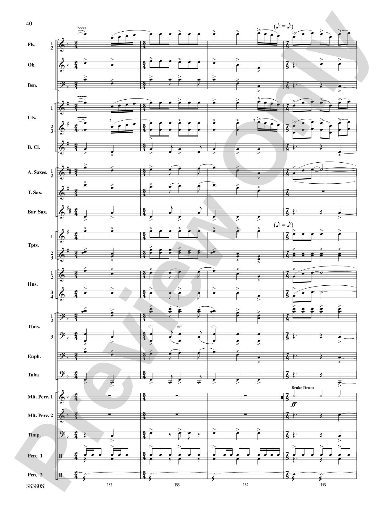 And in the End It Was Earth: Concert Band Conductor Score & Parts