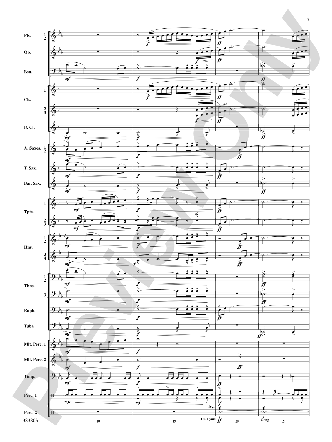 And in the End It Was Earth: Concert Band Conductor Score & Parts