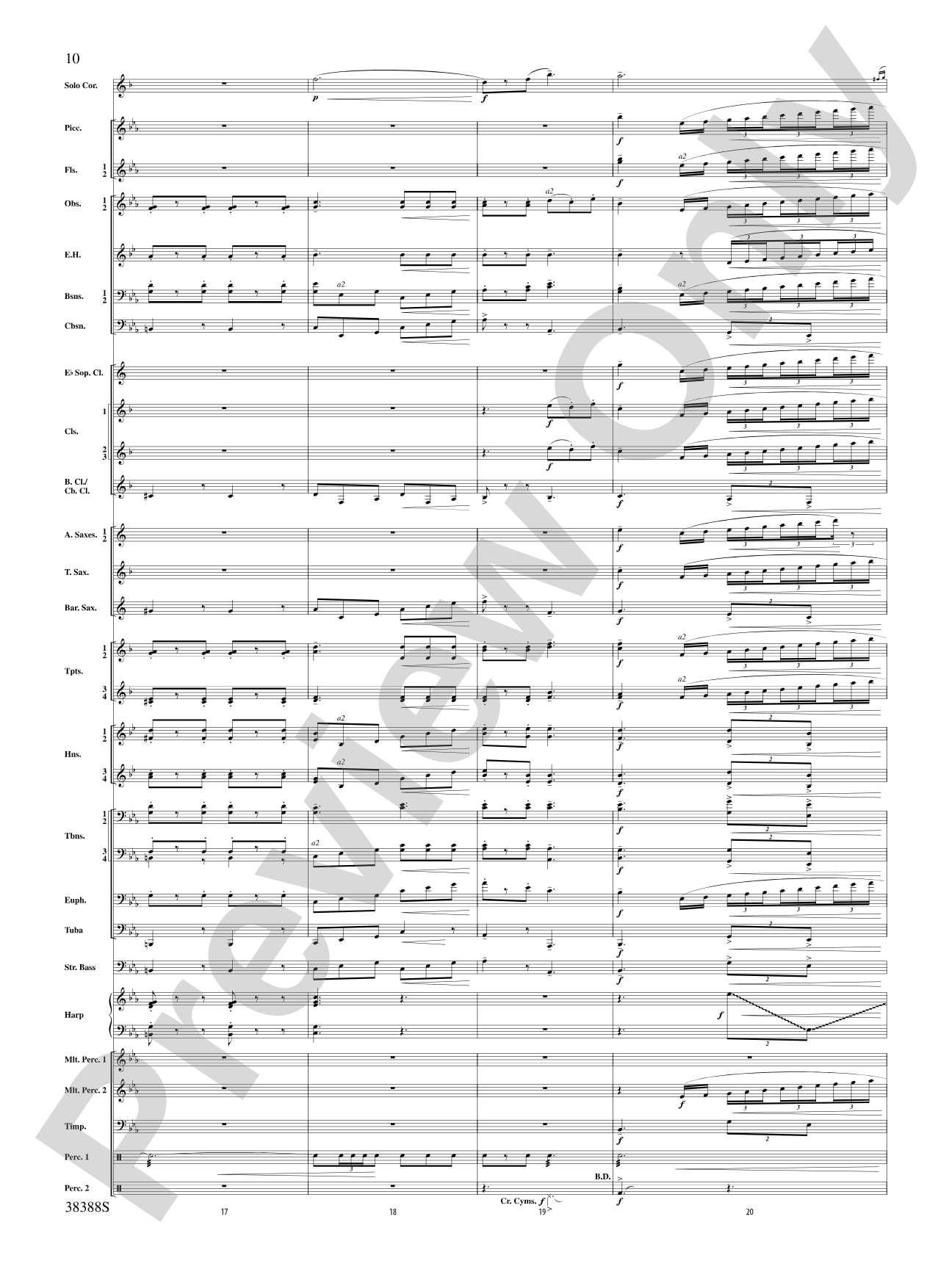 Napoli: Concert Band Conductor Score & Parts