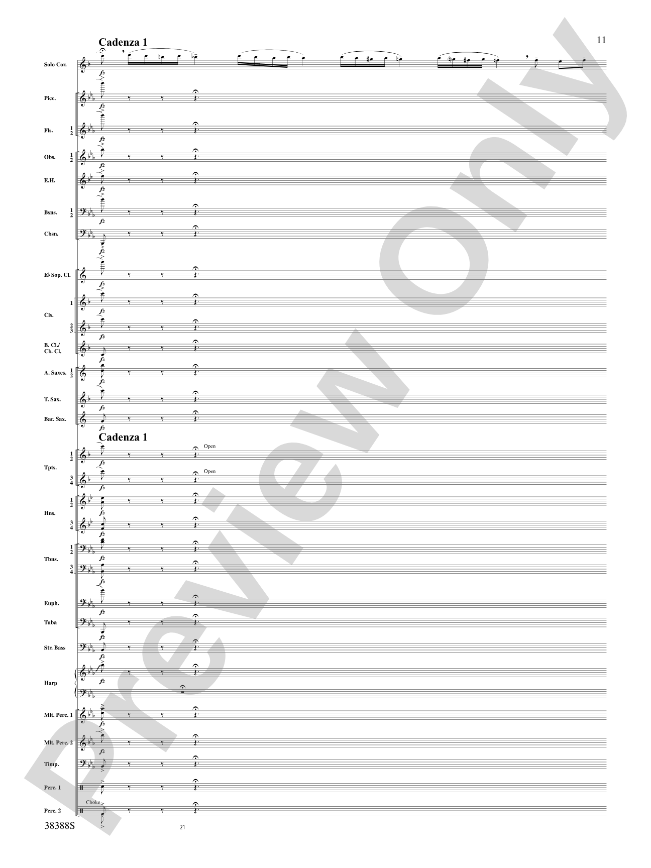 Napoli: Concert Band Conductor Score & Parts