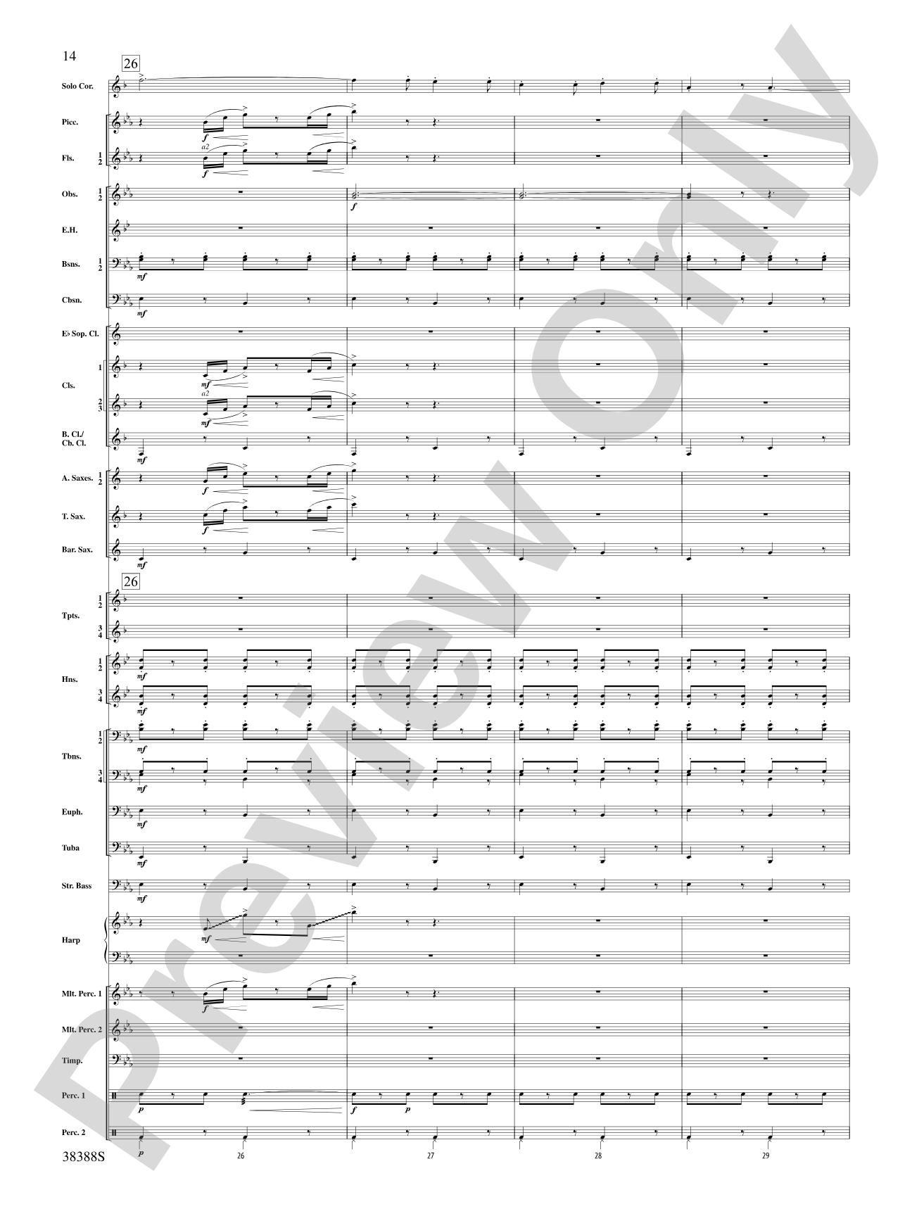 Napoli: Concert Band Conductor Score & Parts