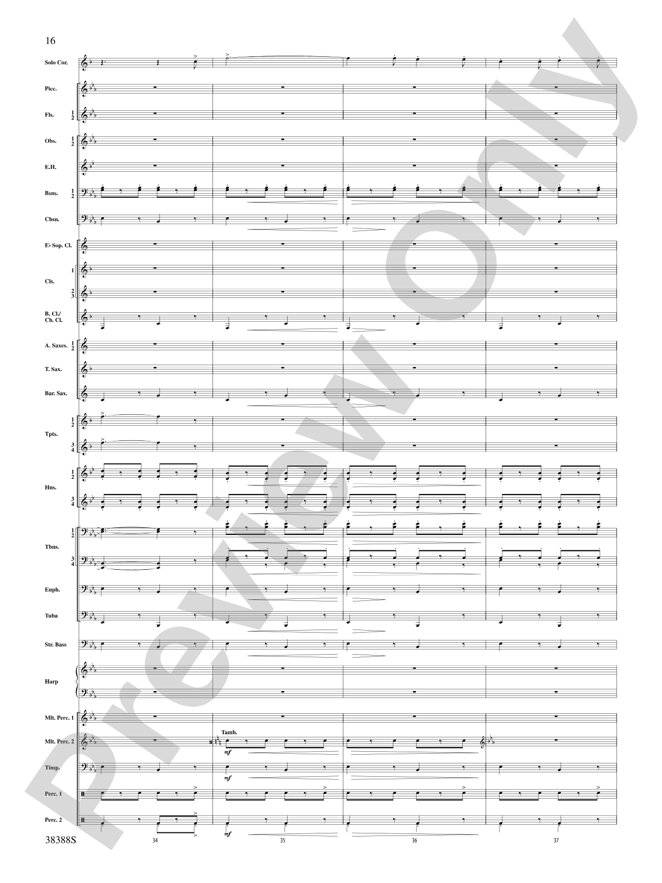 Napoli: Concert Band Conductor Score & Parts