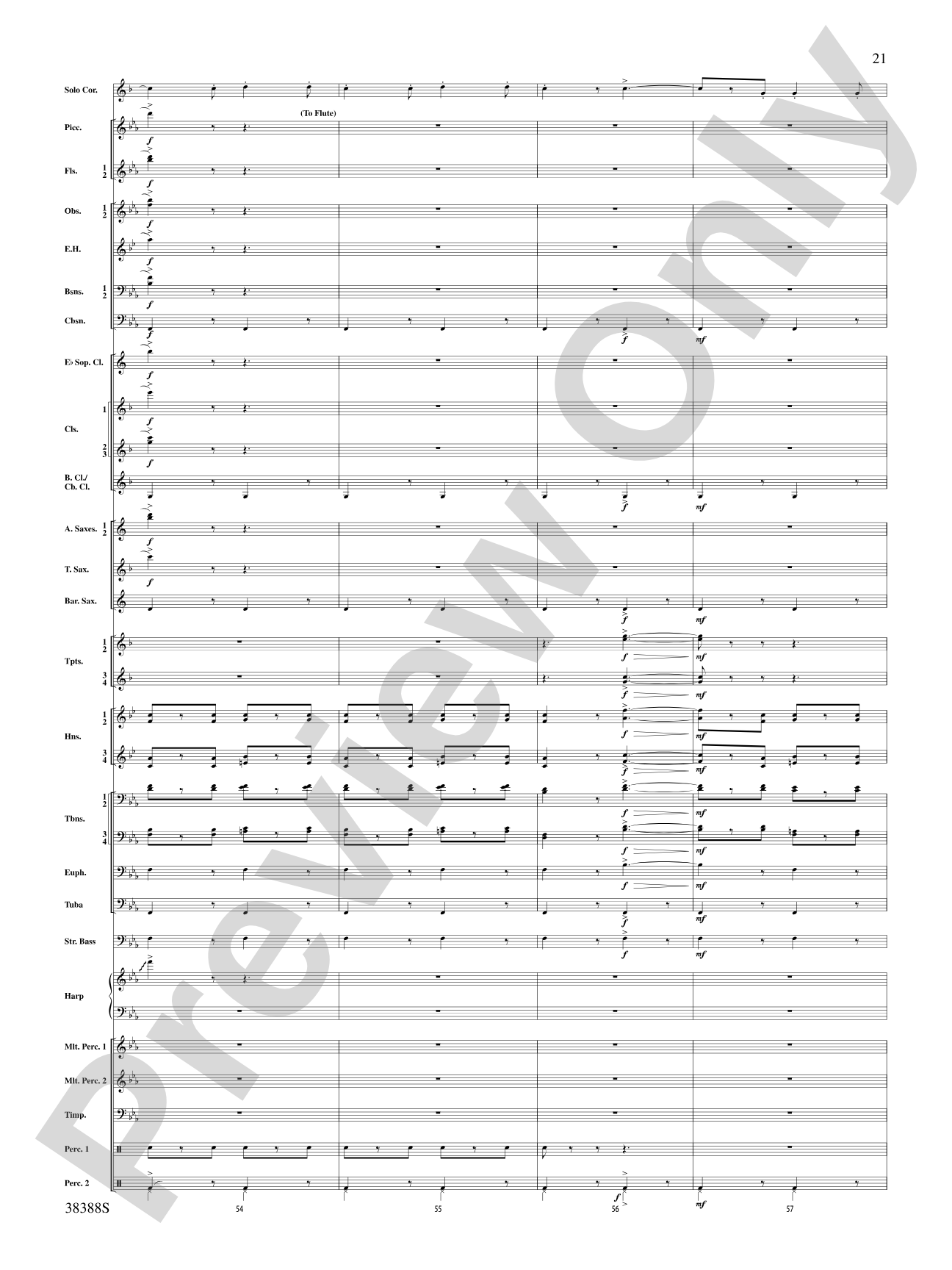 Napoli: Concert Band Conductor Score & Parts