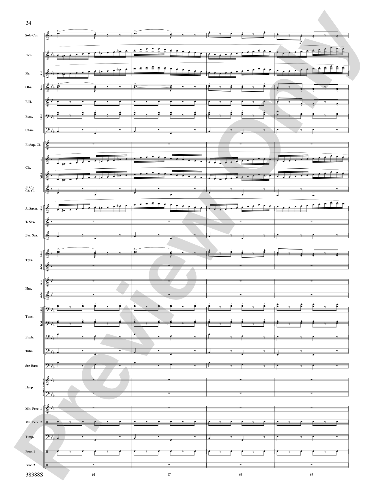 Napoli: Concert Band Conductor Score & Parts