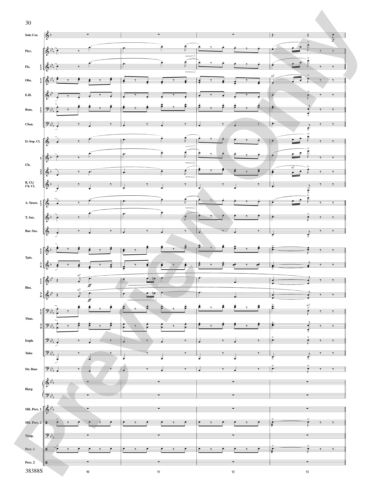 Napoli: Concert Band Conductor Score & Parts