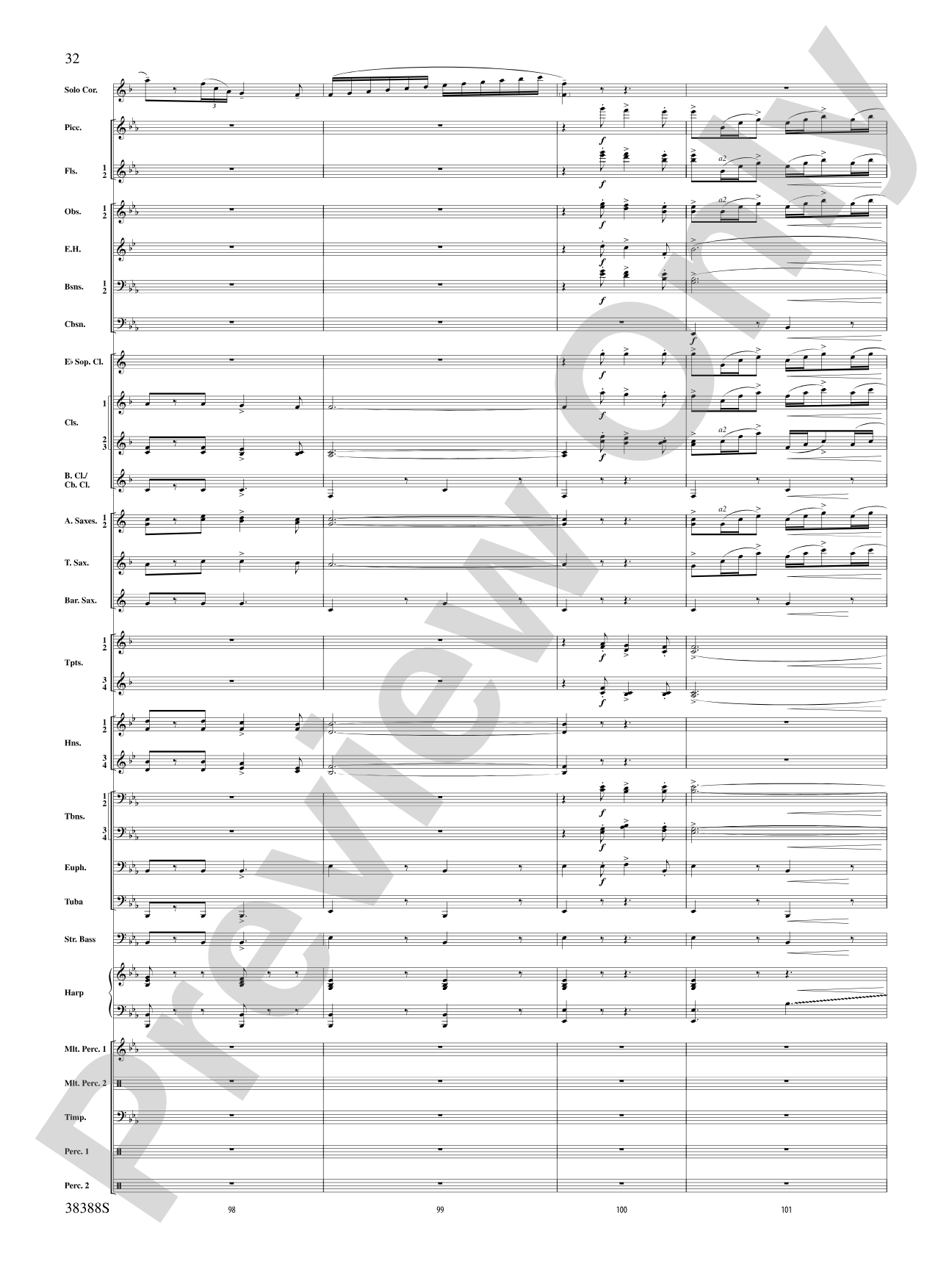 Napoli: Concert Band Conductor Score & Parts
