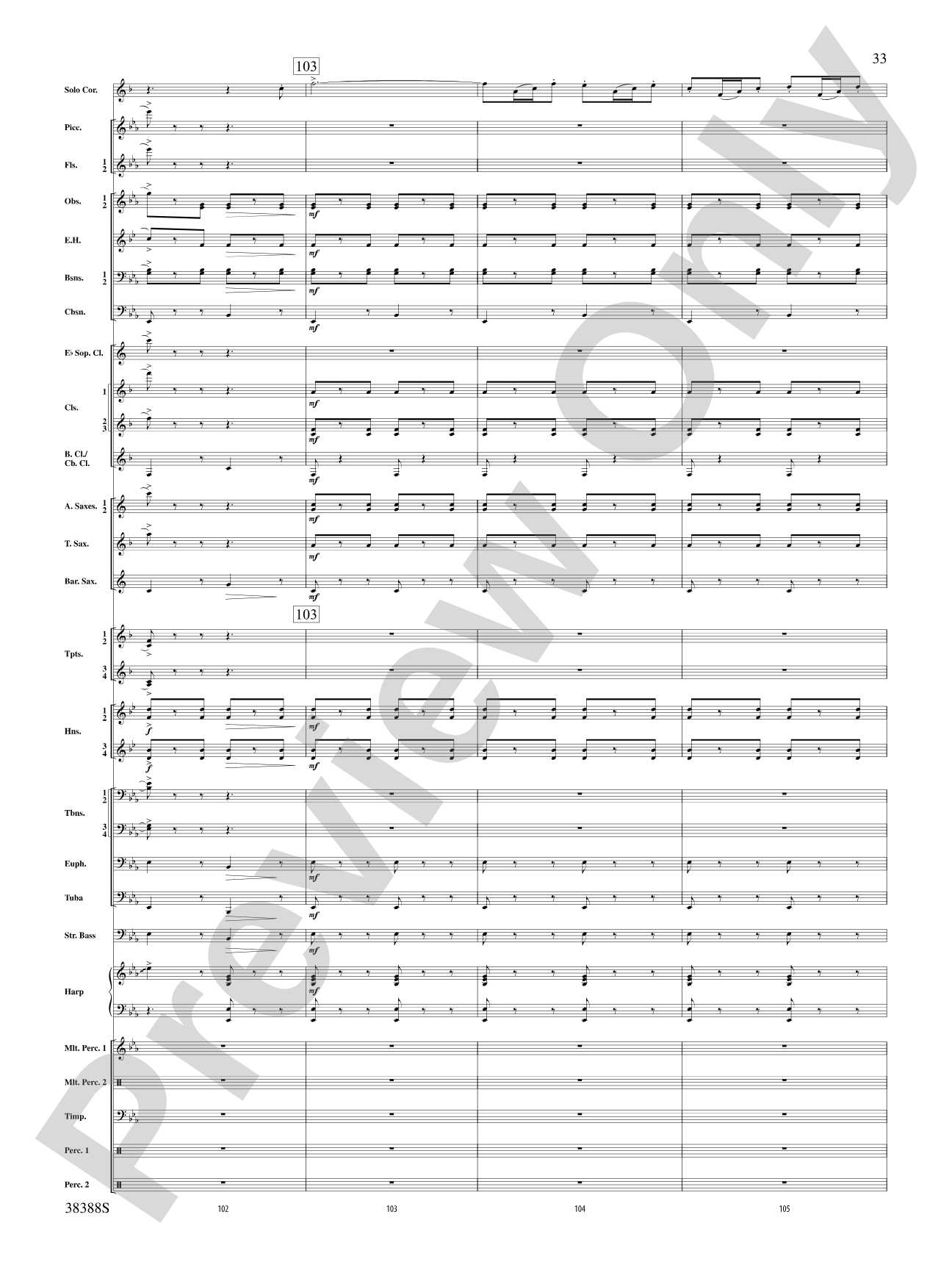 Napoli: Concert Band Conductor Score & Parts