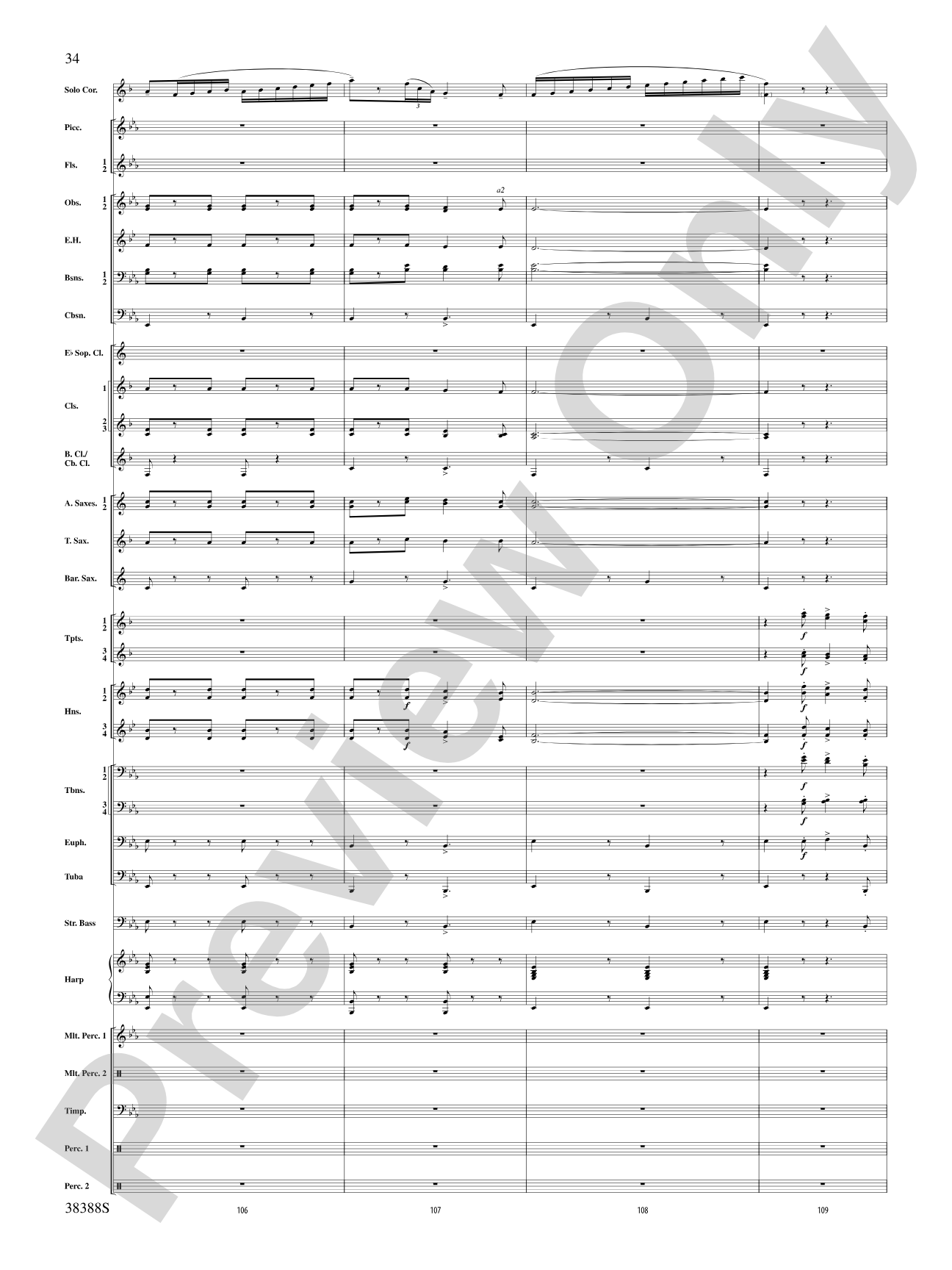 Napoli: Concert Band Conductor Score & Parts