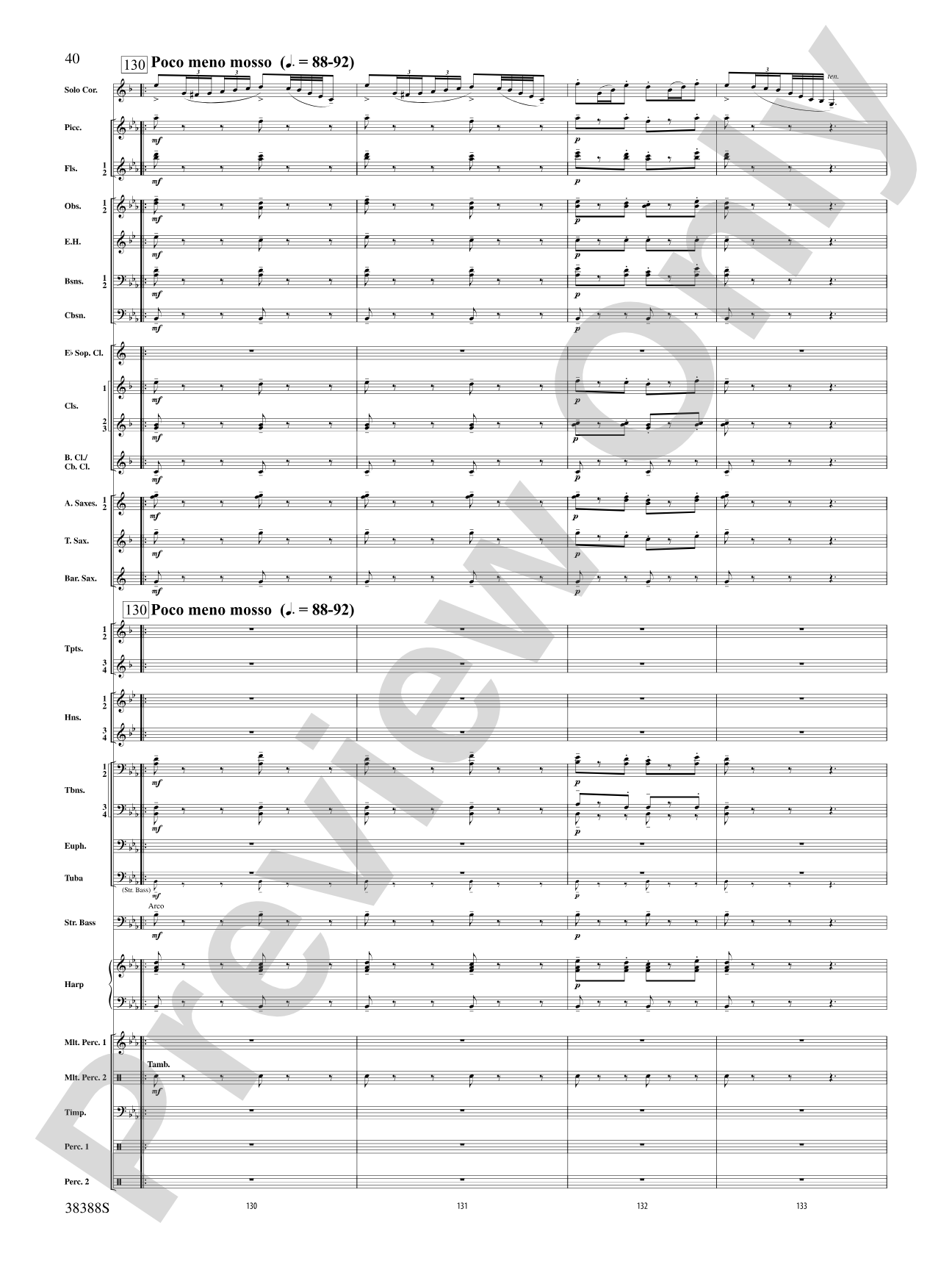 Napoli: Concert Band Conductor Score & Parts