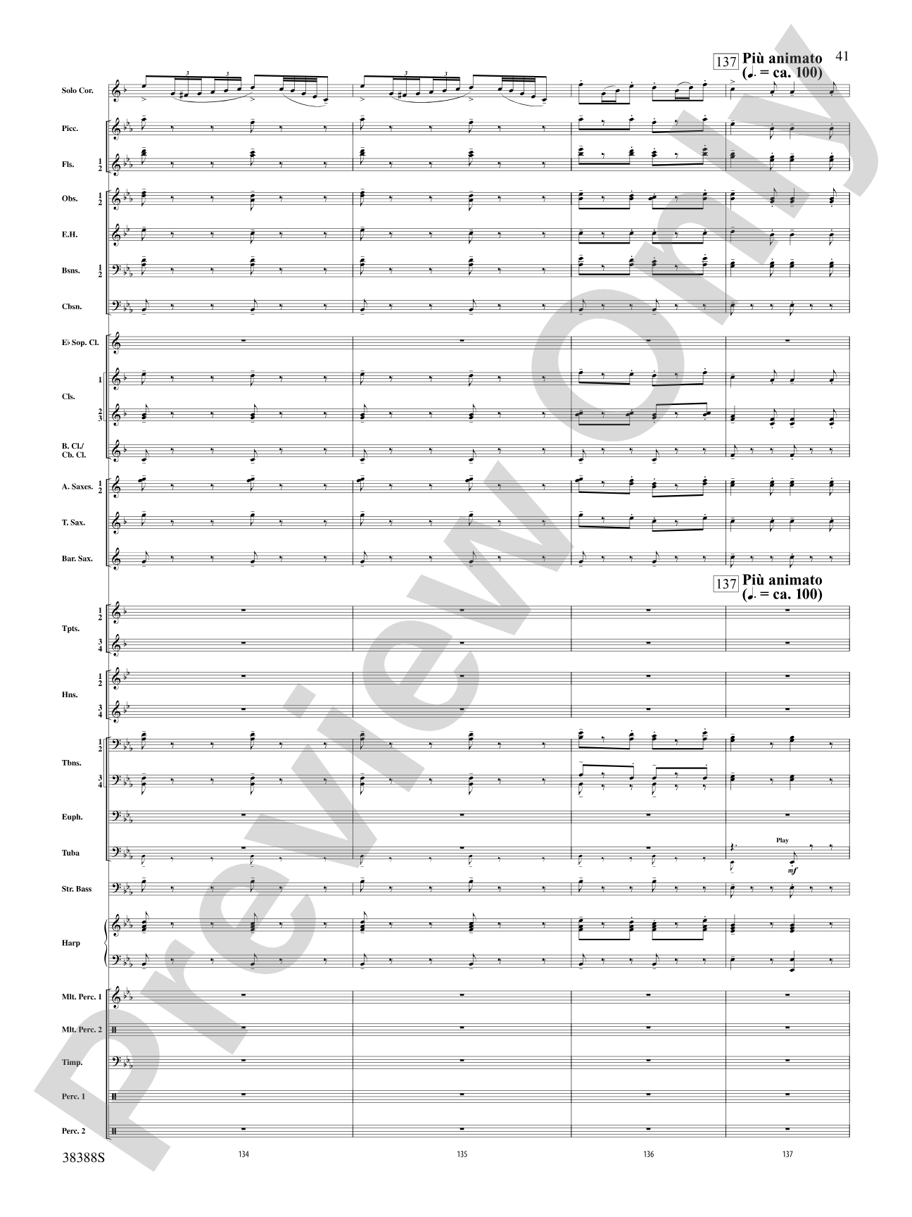 Napoli: Concert Band Conductor Score & Parts
