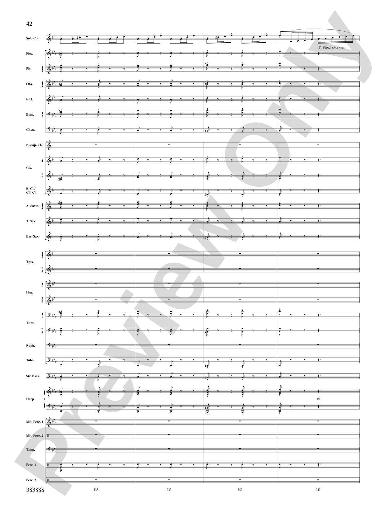 Napoli: Concert Band Conductor Score & Parts