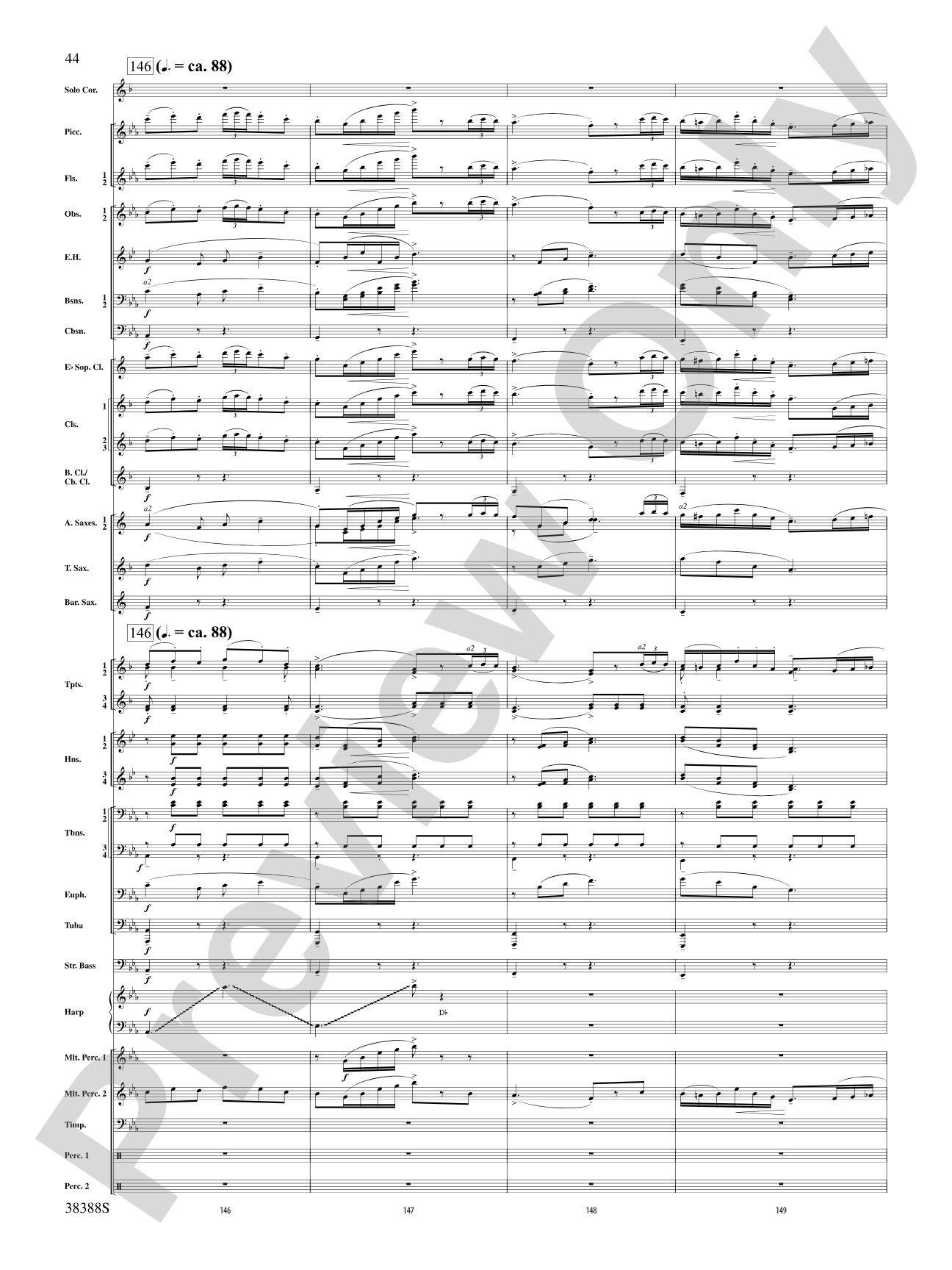 Napoli: Concert Band Conductor Score & Parts