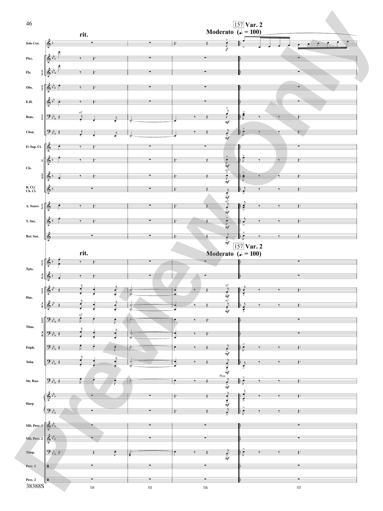 Napoli: Concert Band Conductor Score & Parts