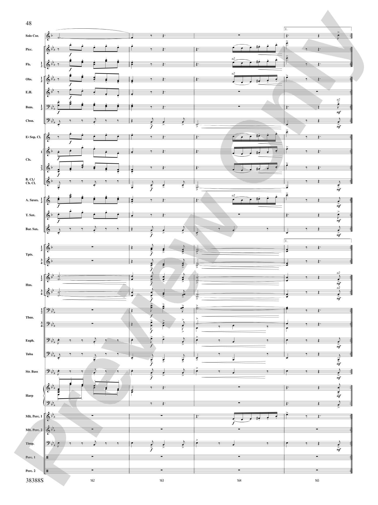 Napoli: Concert Band Conductor Score & Parts