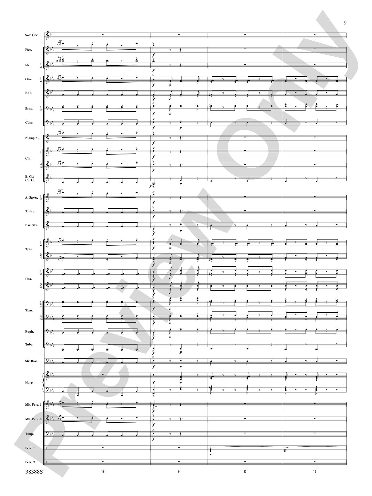 Napoli: Concert Band Conductor Score & Parts