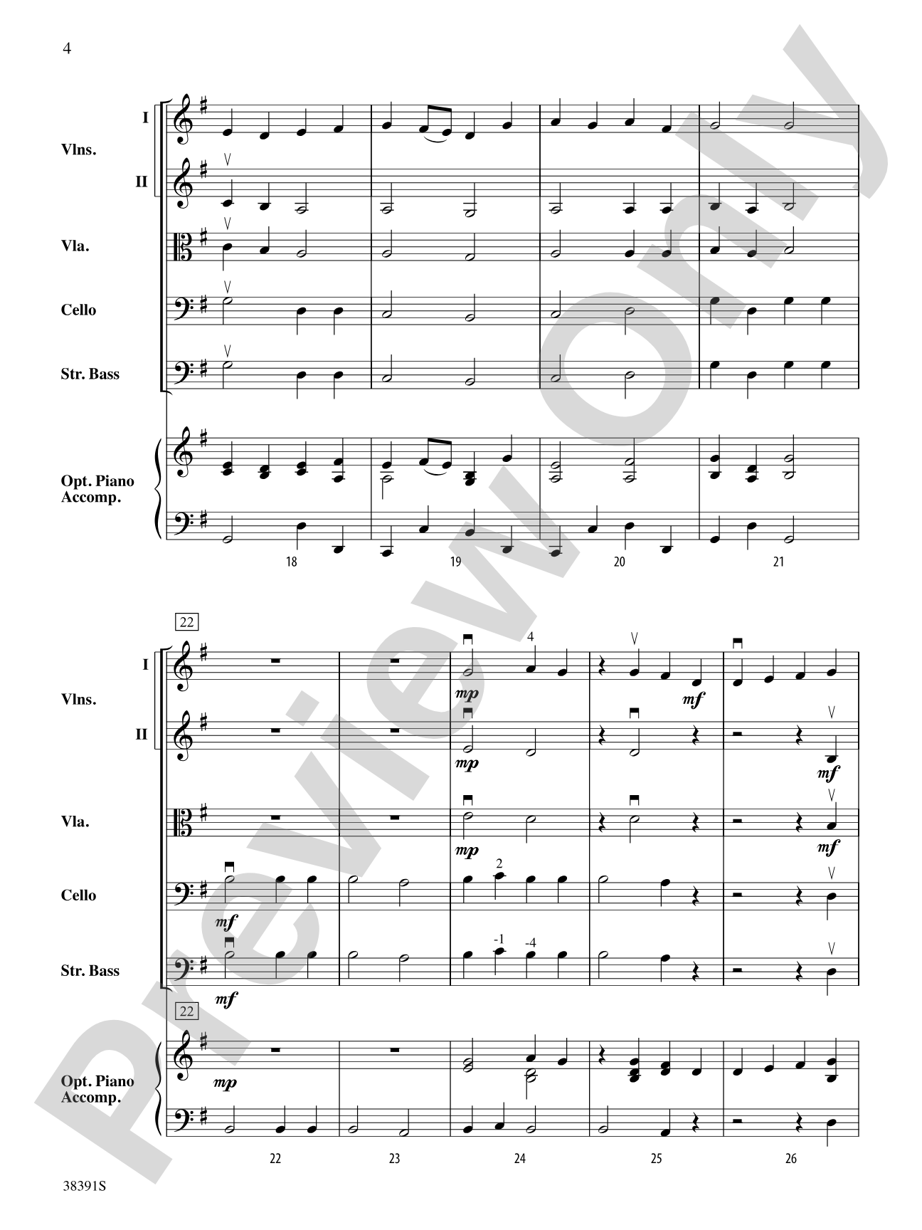 Rigaudon: String Orchestra Conductor Score & Parts