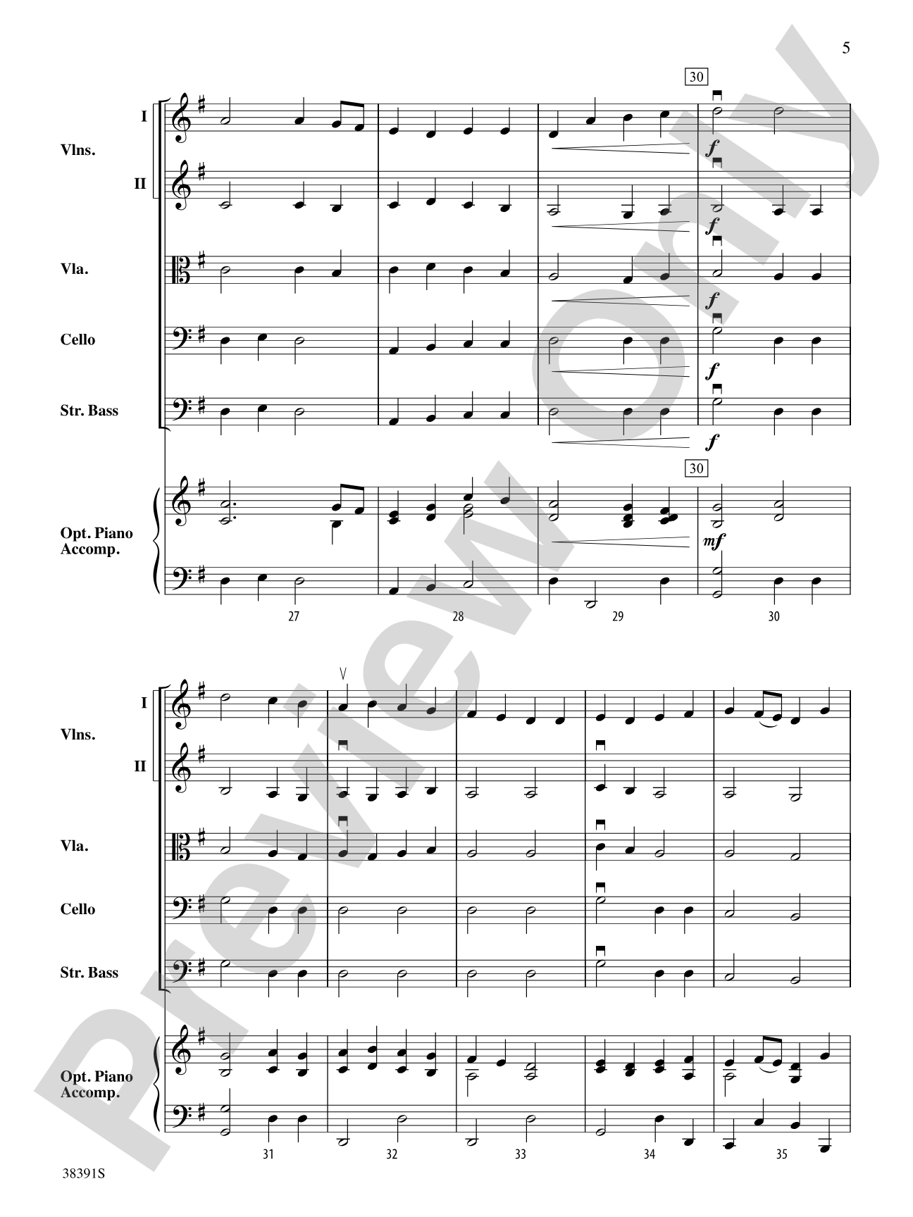 Rigaudon: String Orchestra Conductor Score & Parts