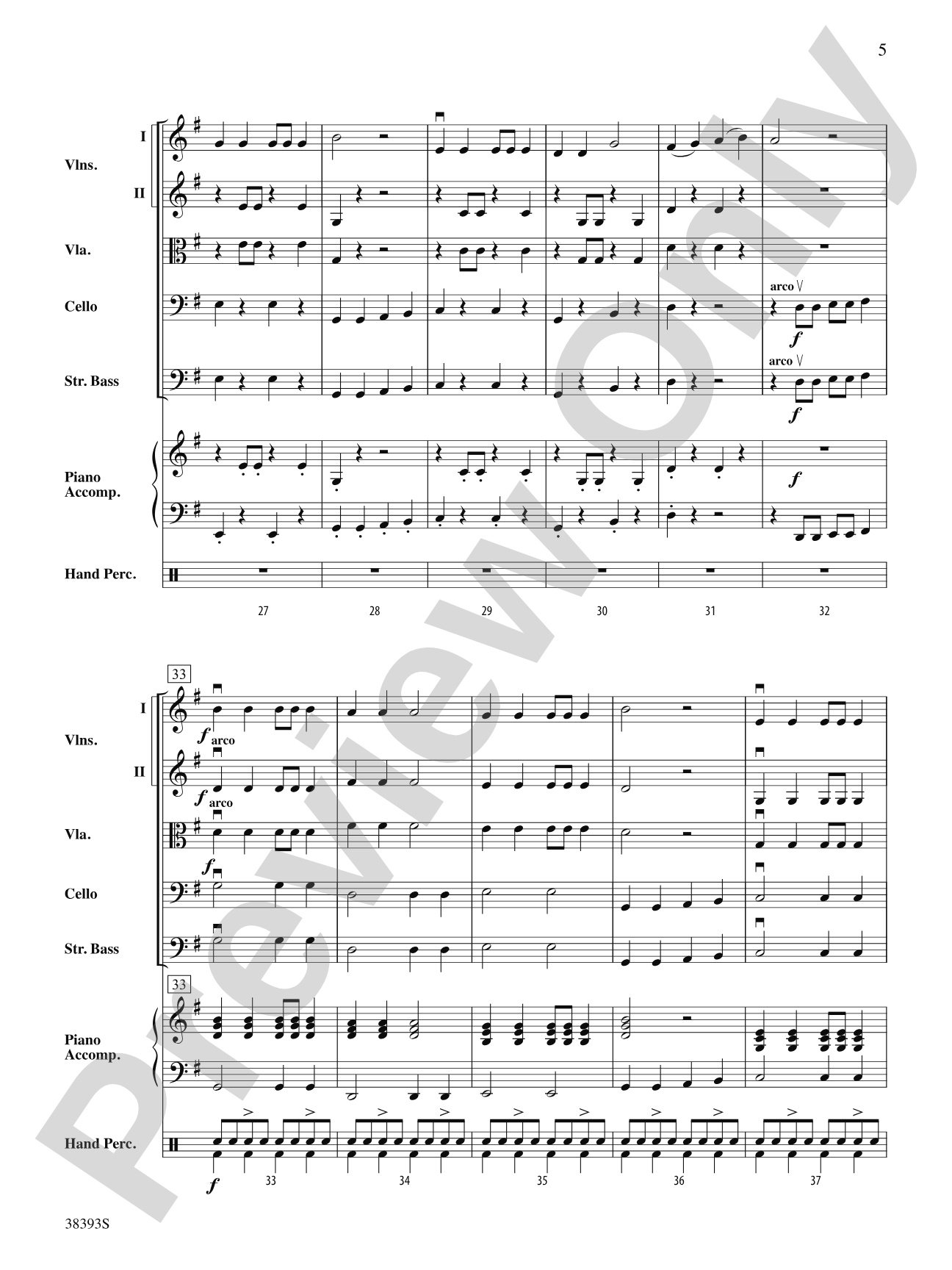 Rockin' Ol' St. Nick: String Orchestra Conductor Score & Parts