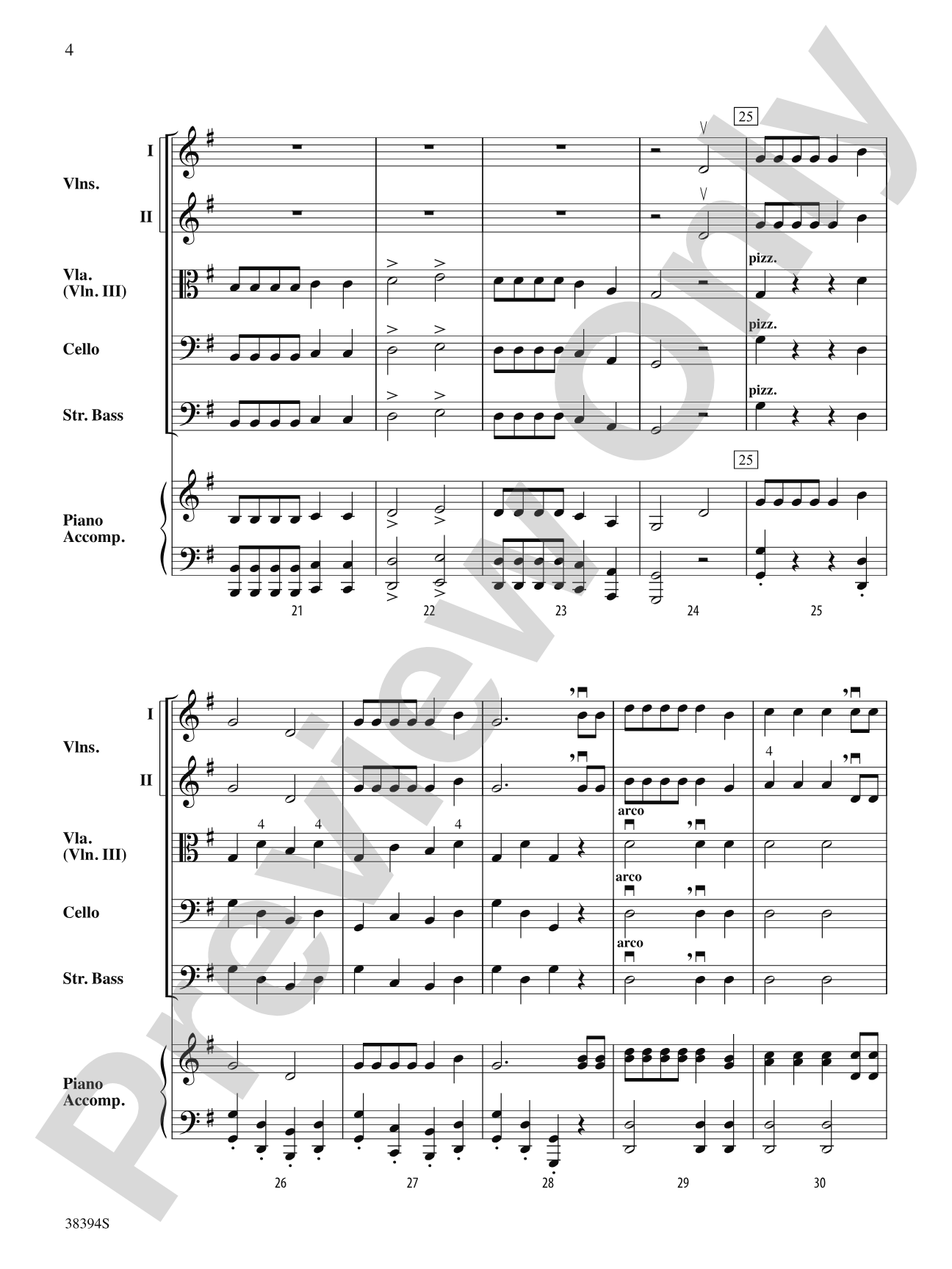 A House in Holland: String Orchestra Conductor Score & Parts