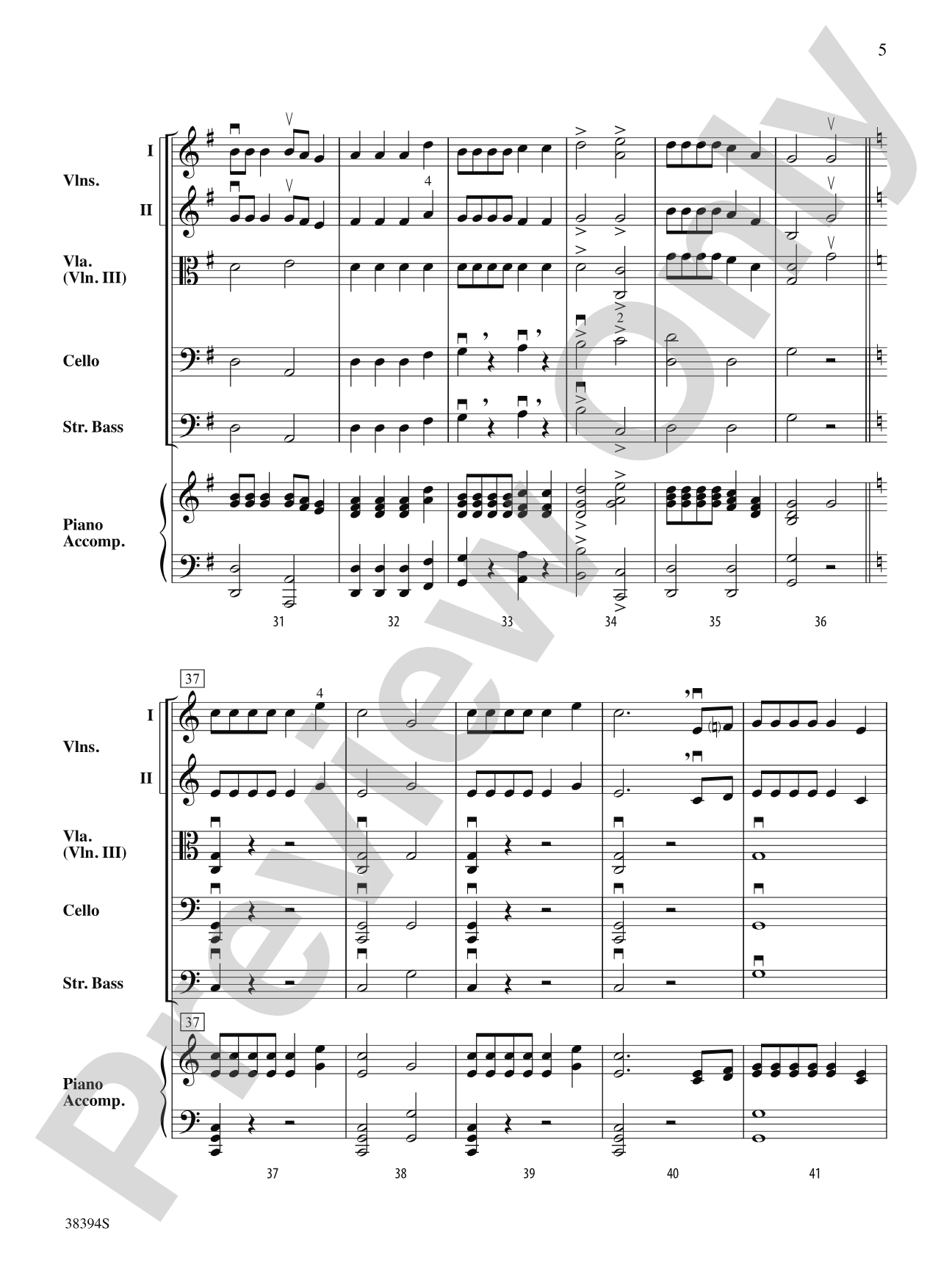 A House in Holland: String Orchestra Conductor Score & Parts