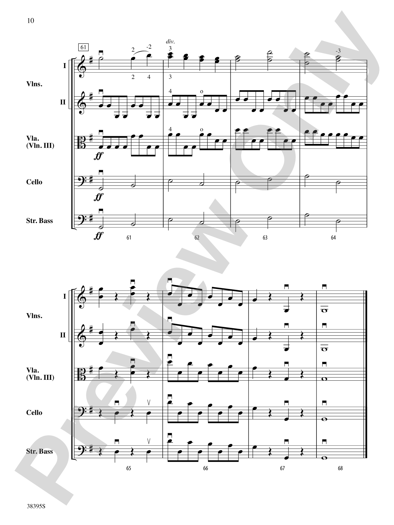The Octavator: String Orchestra Conductor Score & Parts