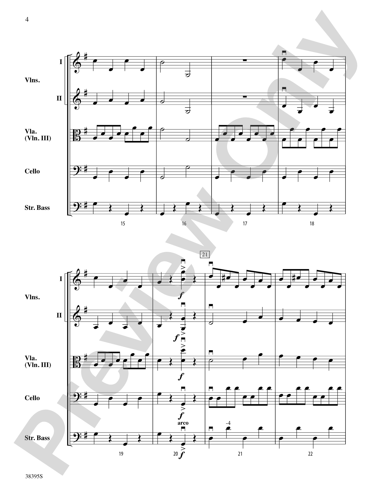 The Octavator: String Orchestra Conductor Score & Parts