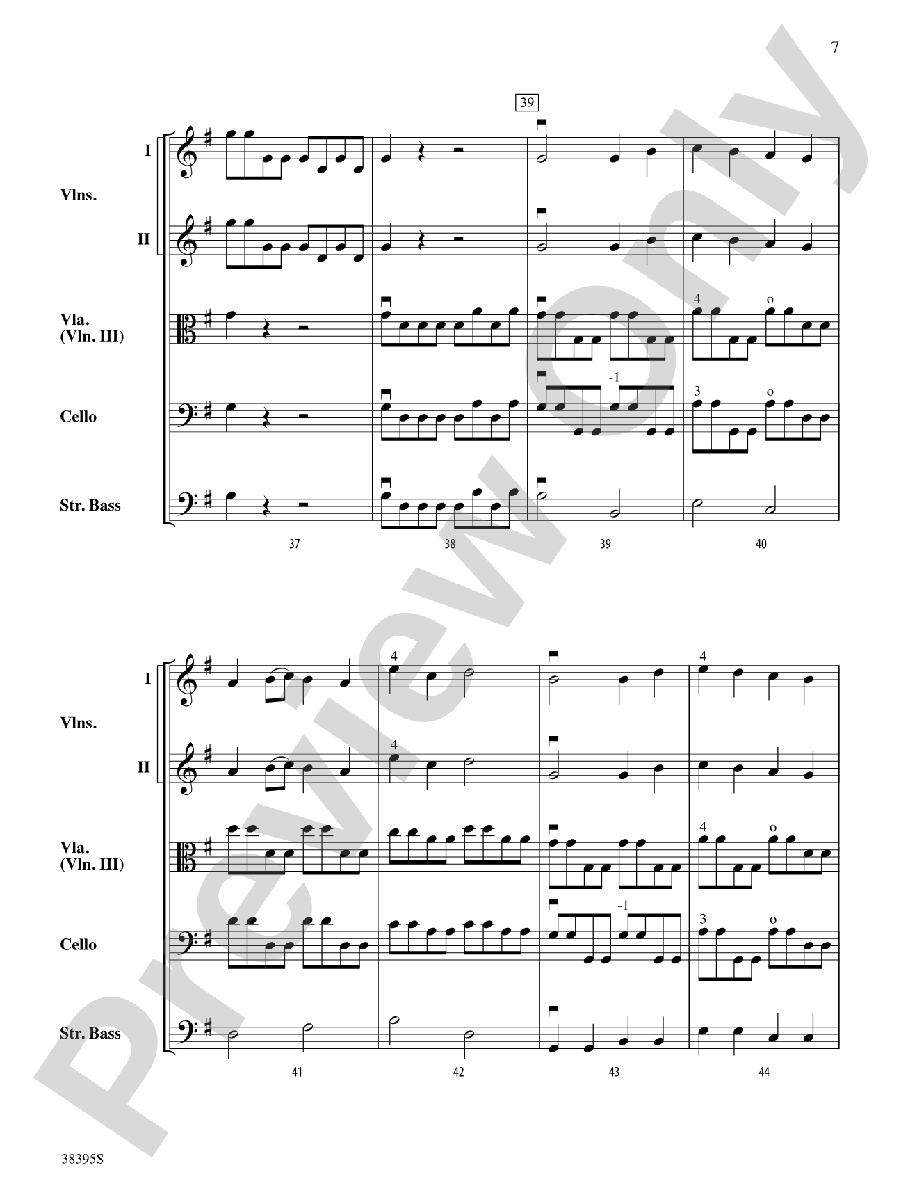 The Octavator: String Orchestra Conductor Score & Parts