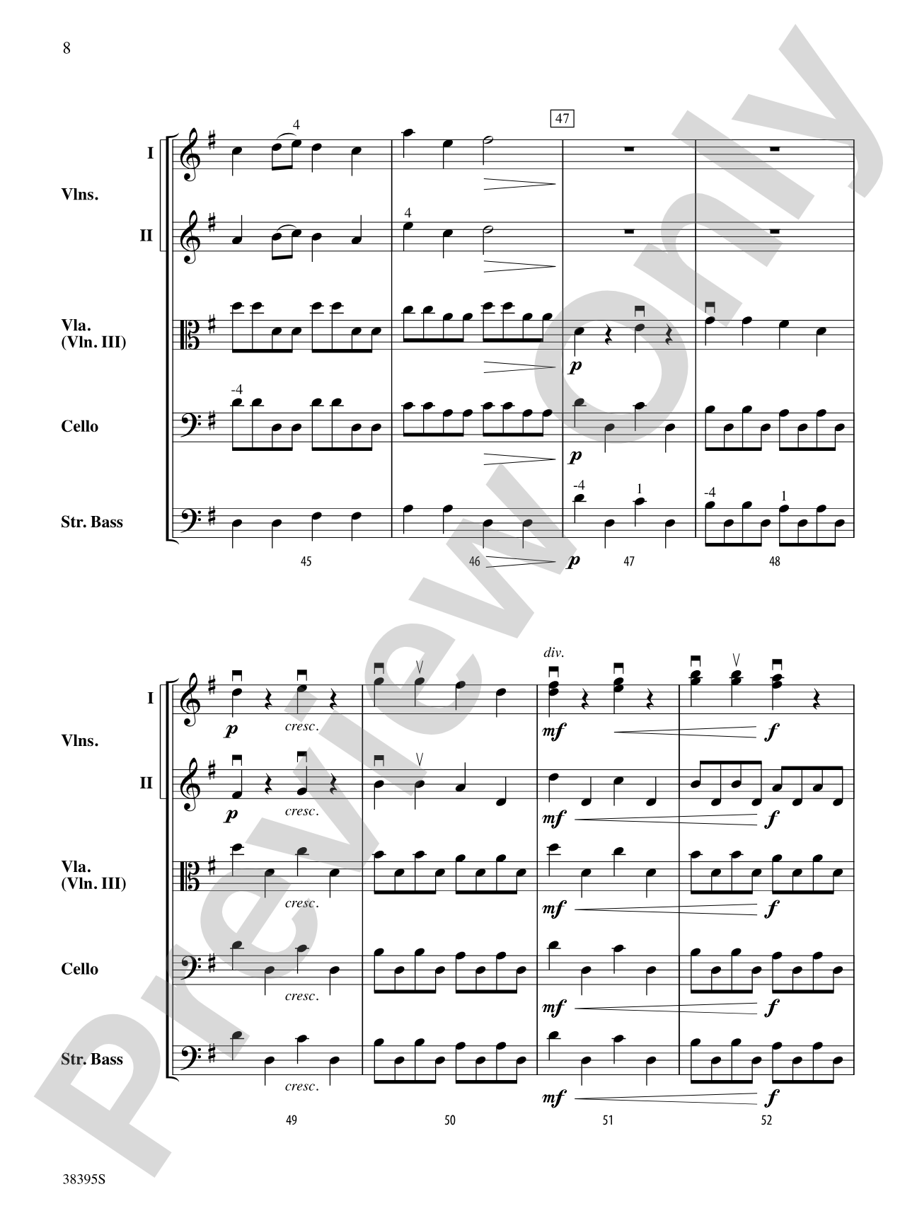 The Octavator: String Orchestra Conductor Score & Parts
