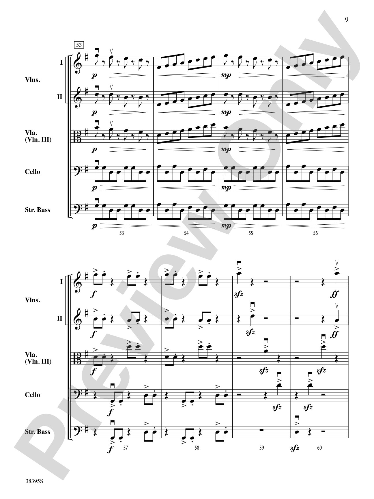 The Octavator: String Orchestra Conductor Score & Parts
