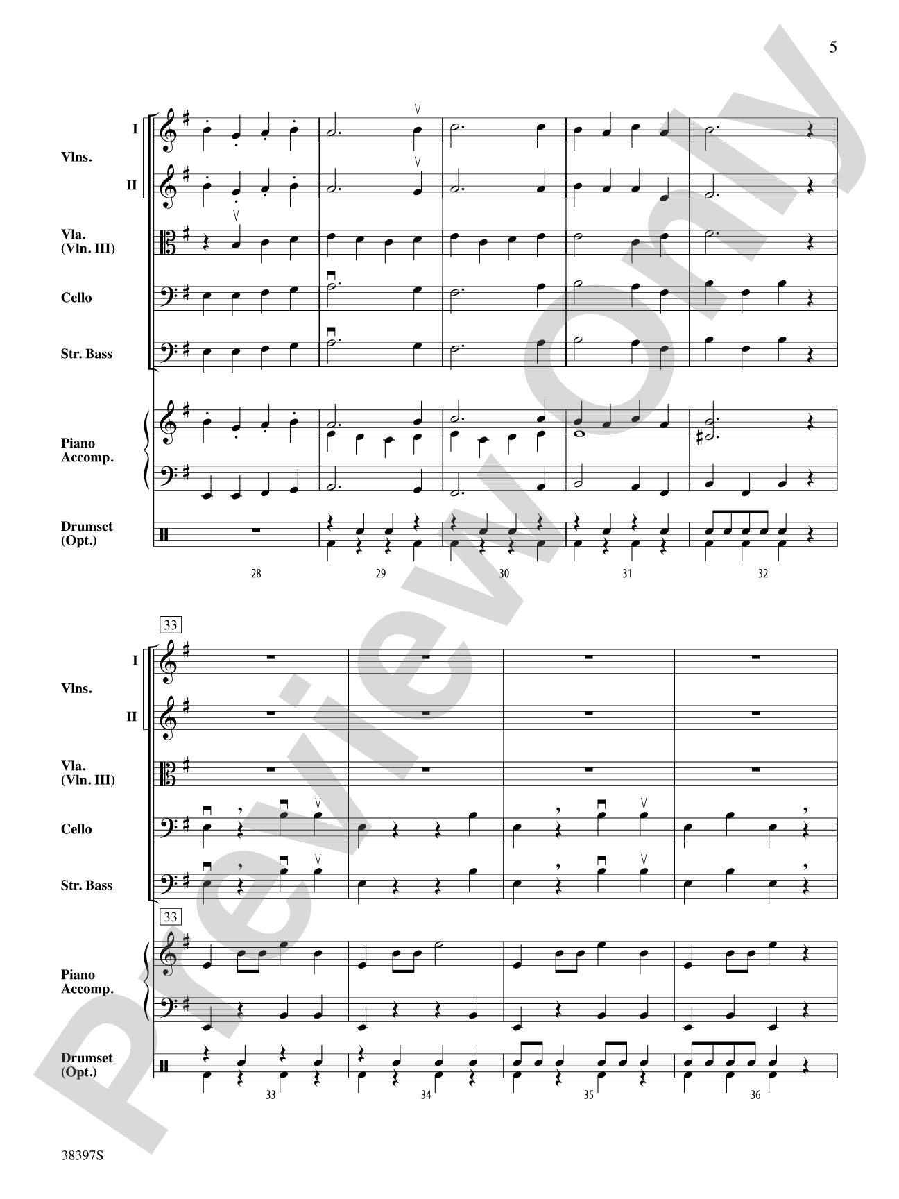 Armada: String Orchestra Conductor Score & Parts