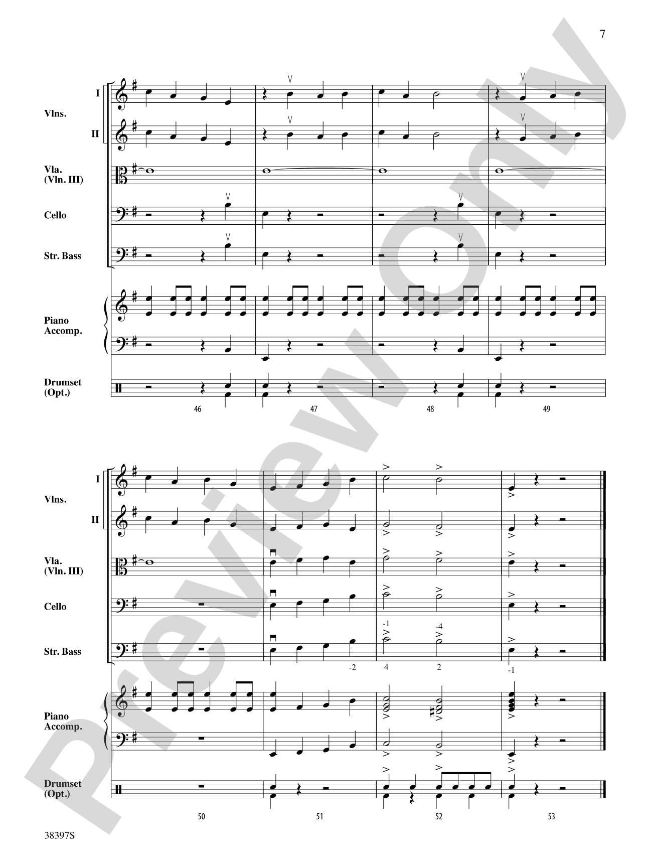 Armada: String Orchestra Conductor Score & Parts