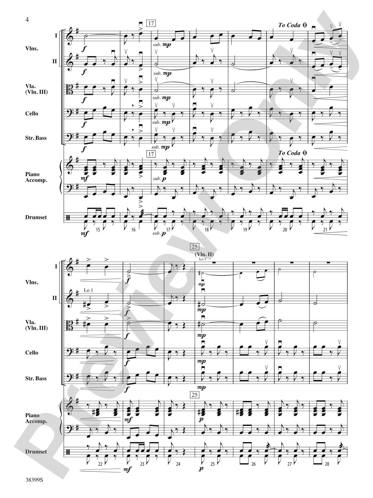 Andalucía: String Orchestra Conductor Score & Parts