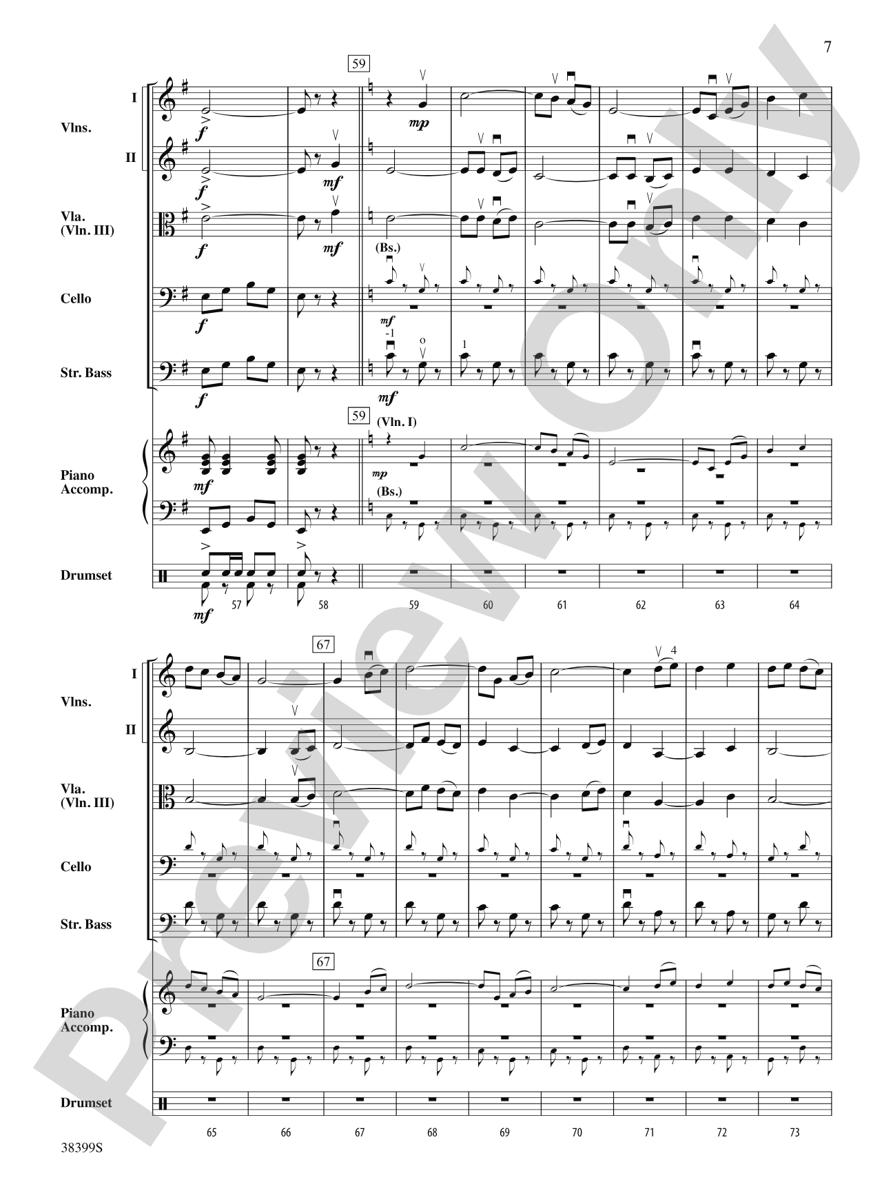 Andalucía: String Orchestra Conductor Score & Parts