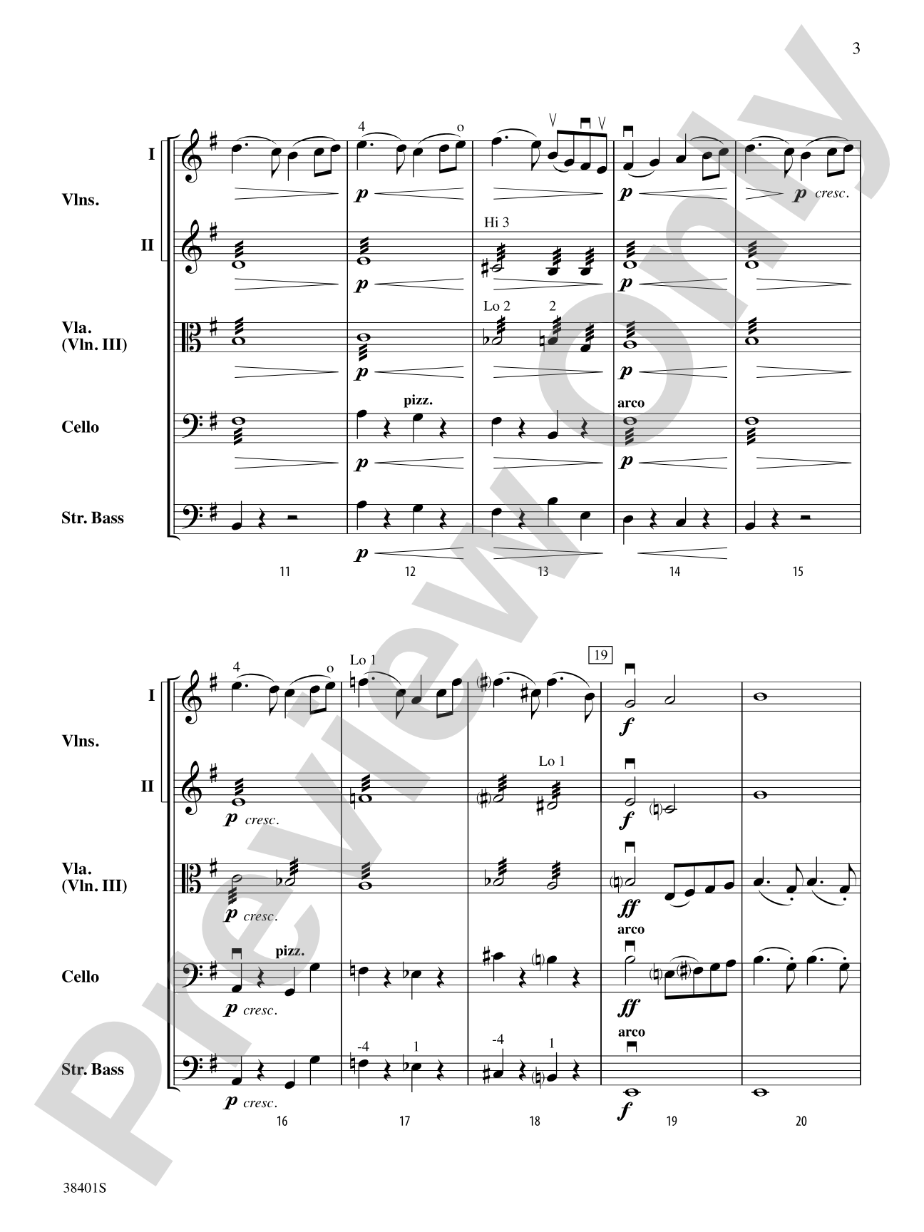 Swan Lake: String Orchestra Conductor Score & Parts