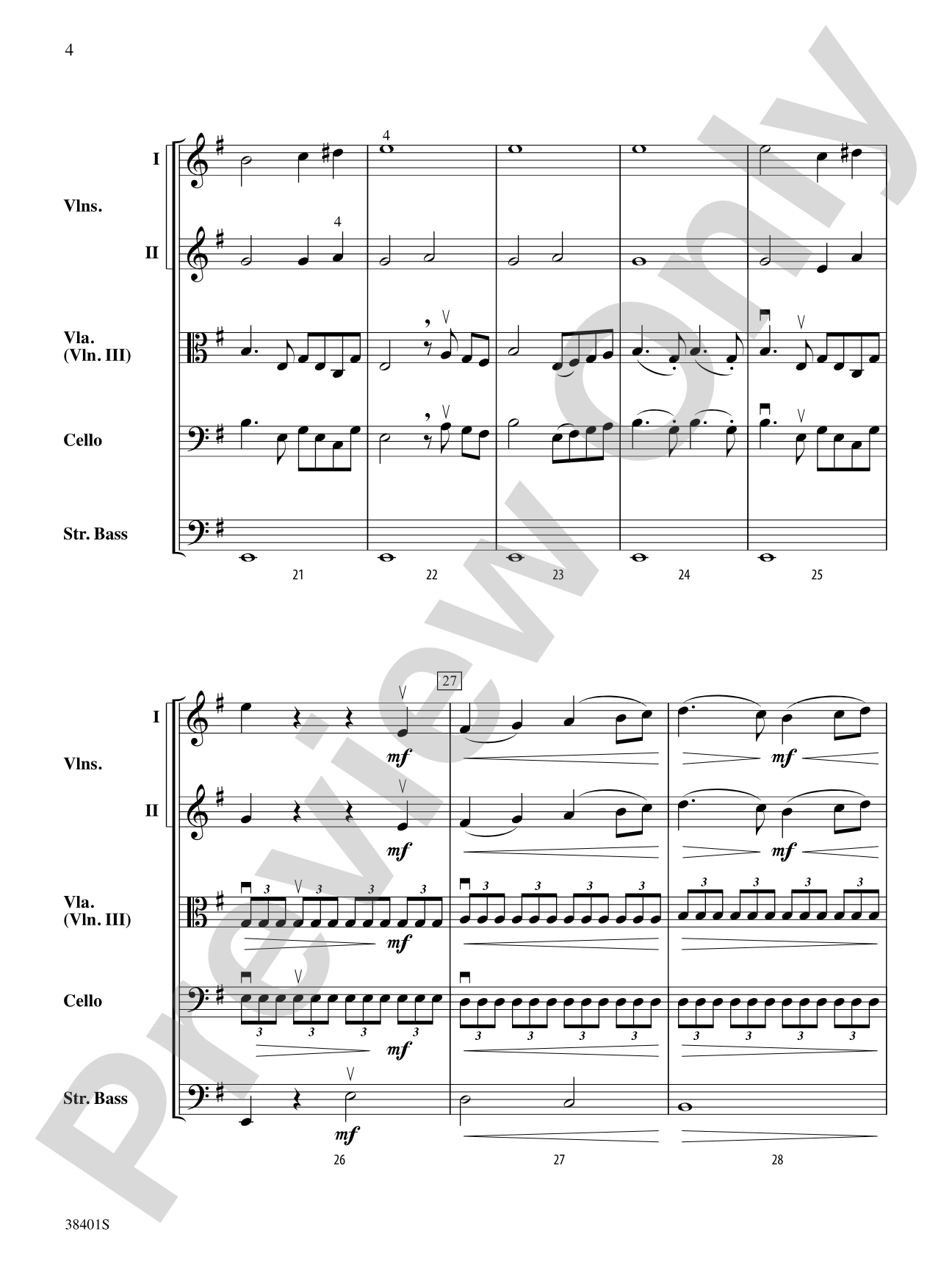 Swan Lake: String Orchestra Conductor Score & Parts