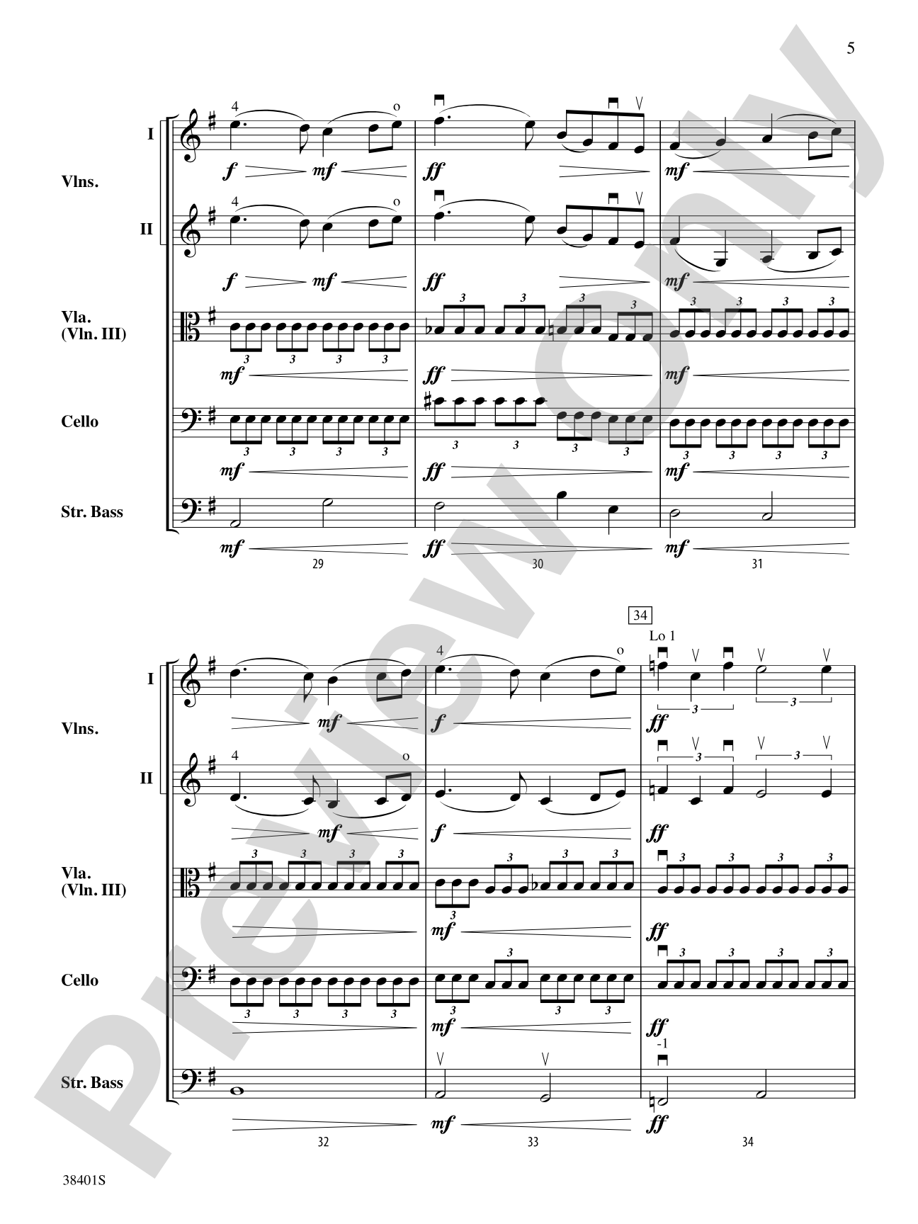 Swan Lake: String Orchestra Conductor Score & Parts