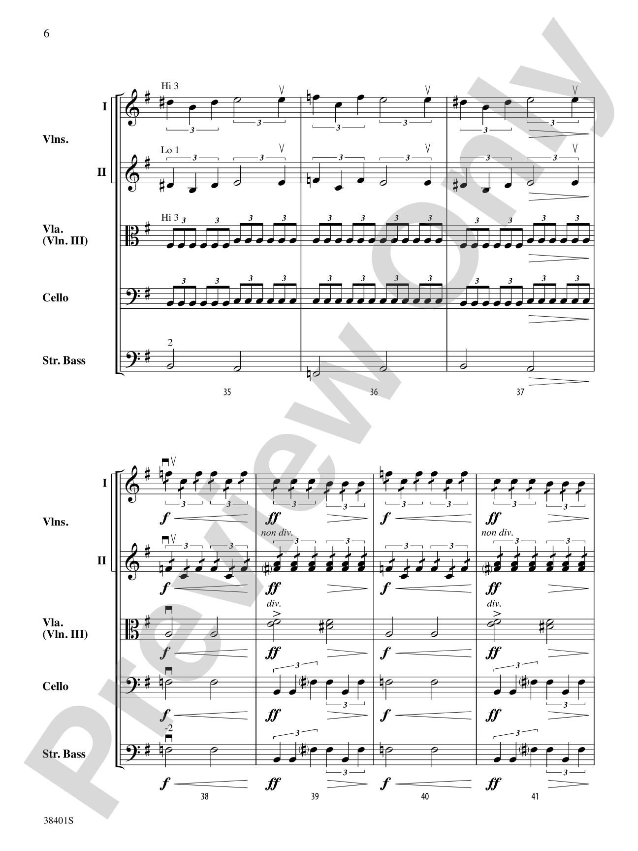 Swan Lake: String Orchestra Conductor Score & Parts