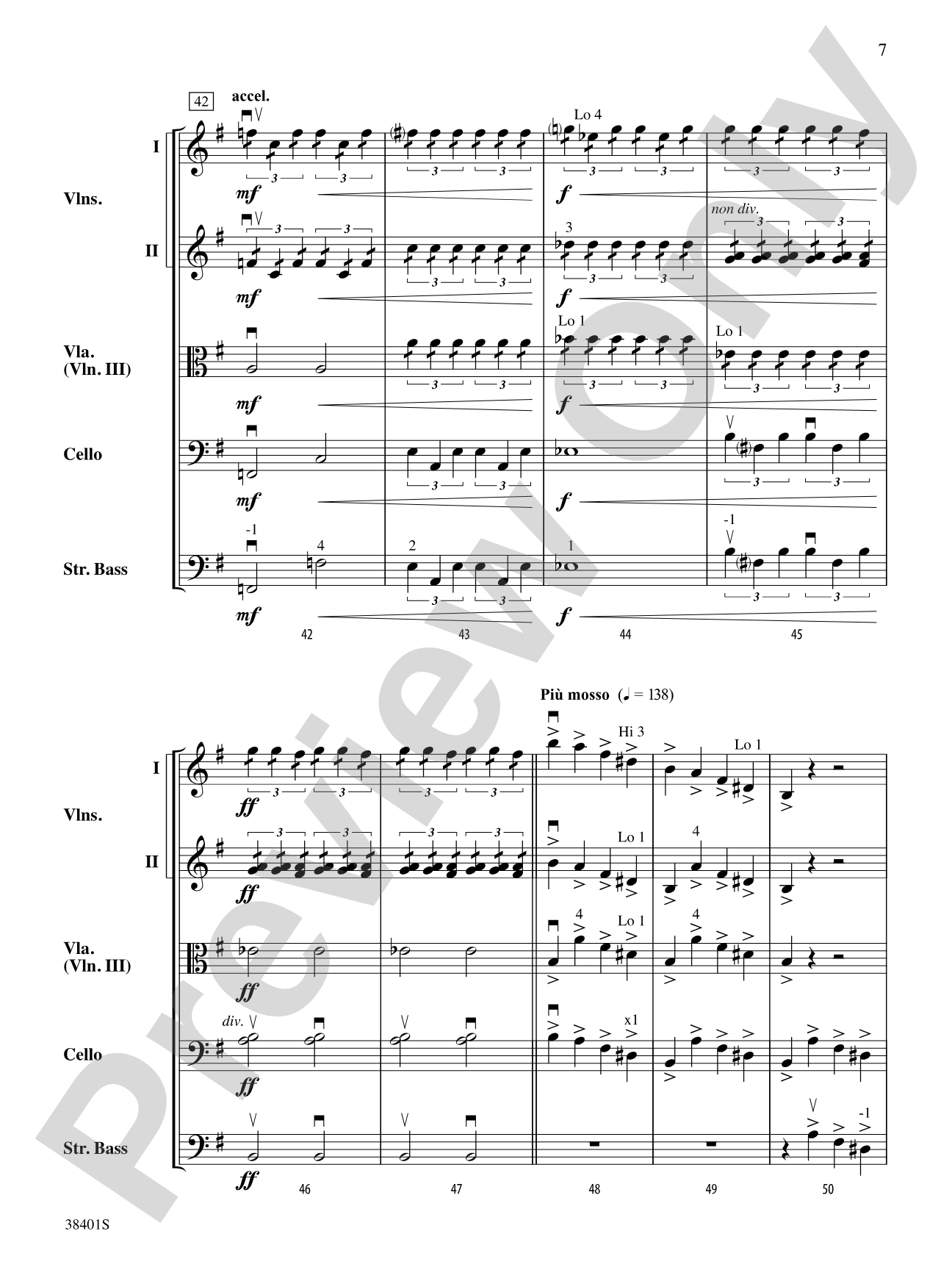 Swan Lake: String Orchestra Conductor Score & Parts