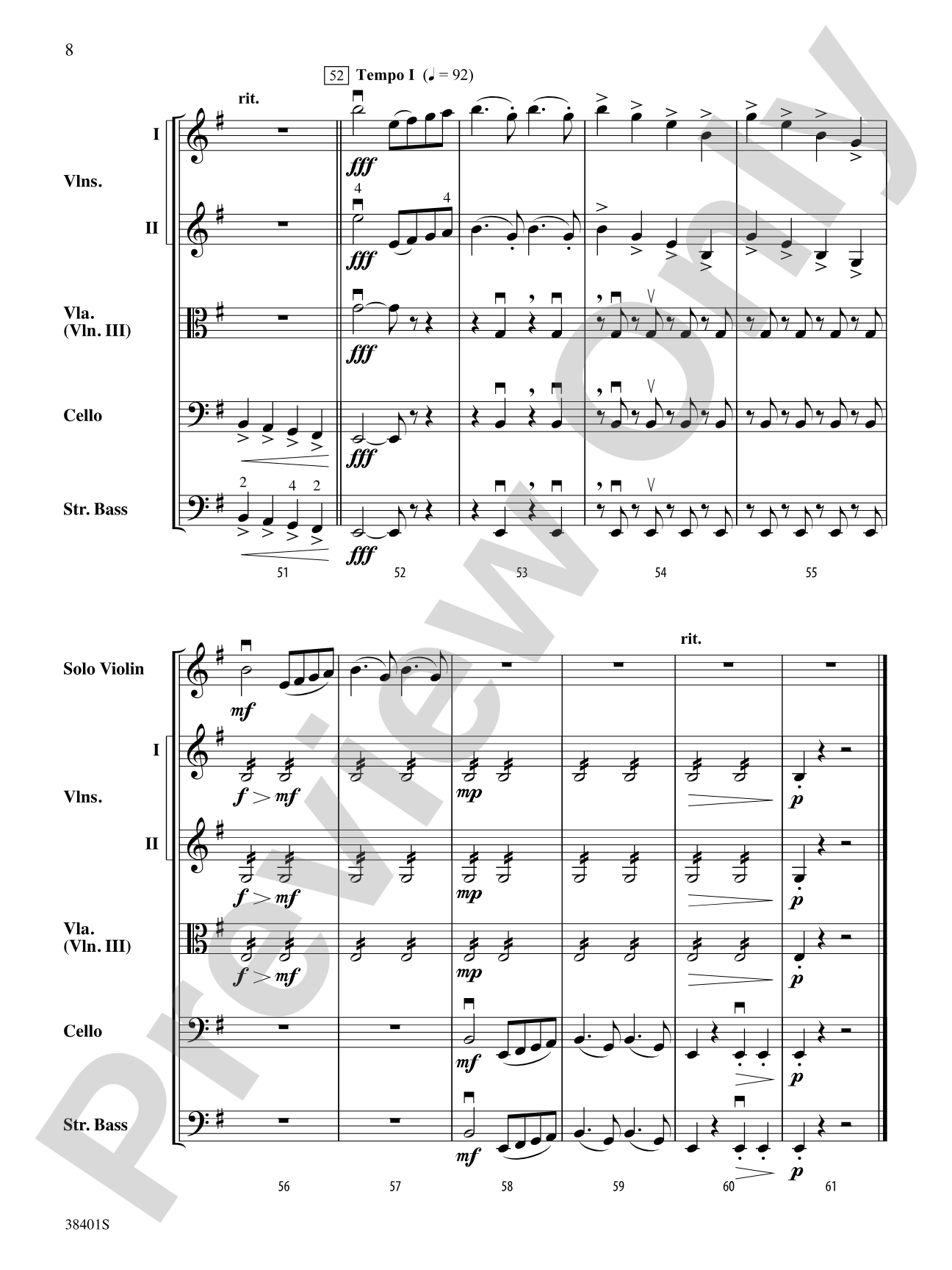 Swan Lake: String Orchestra Conductor Score & Parts