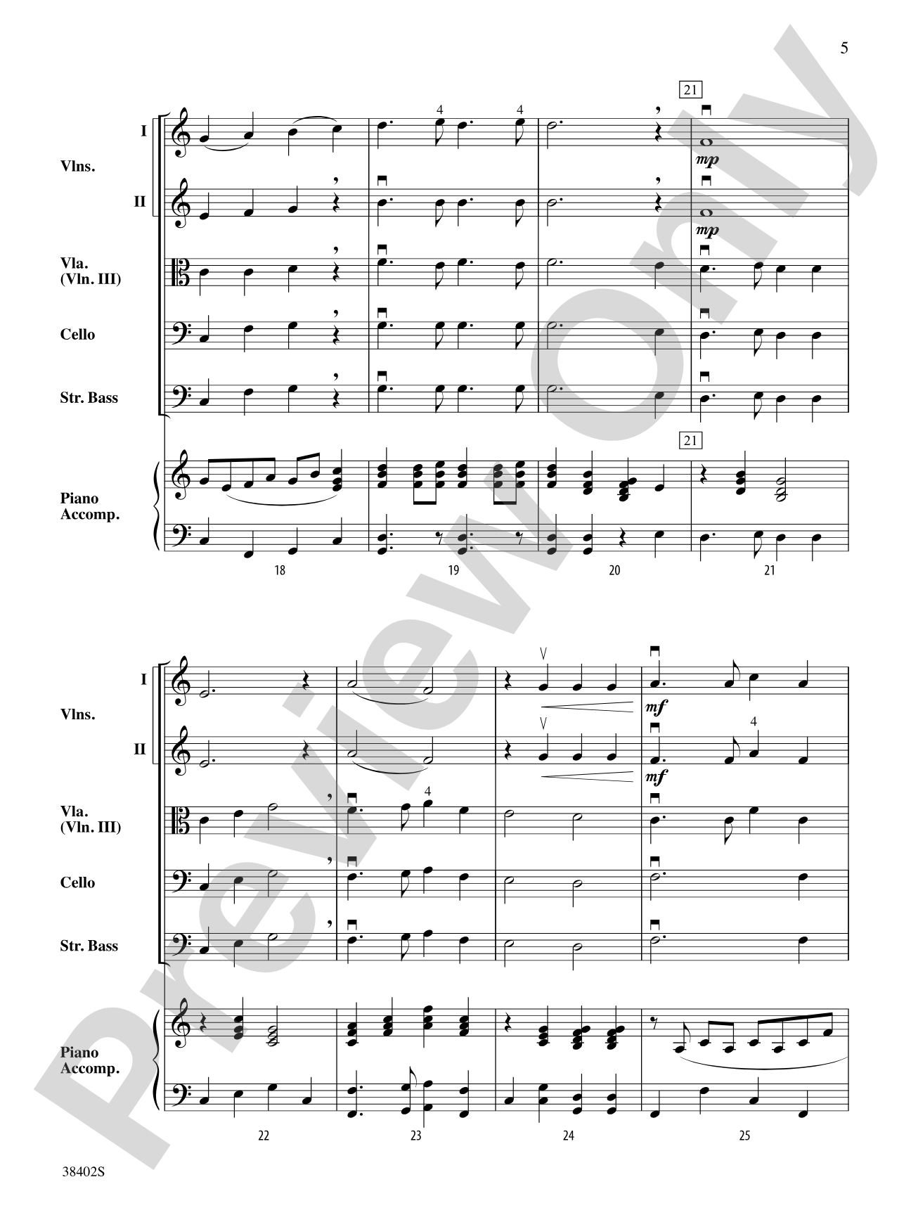 Pizzicato Pizazz!: String Orchestra Conductor Score & Parts