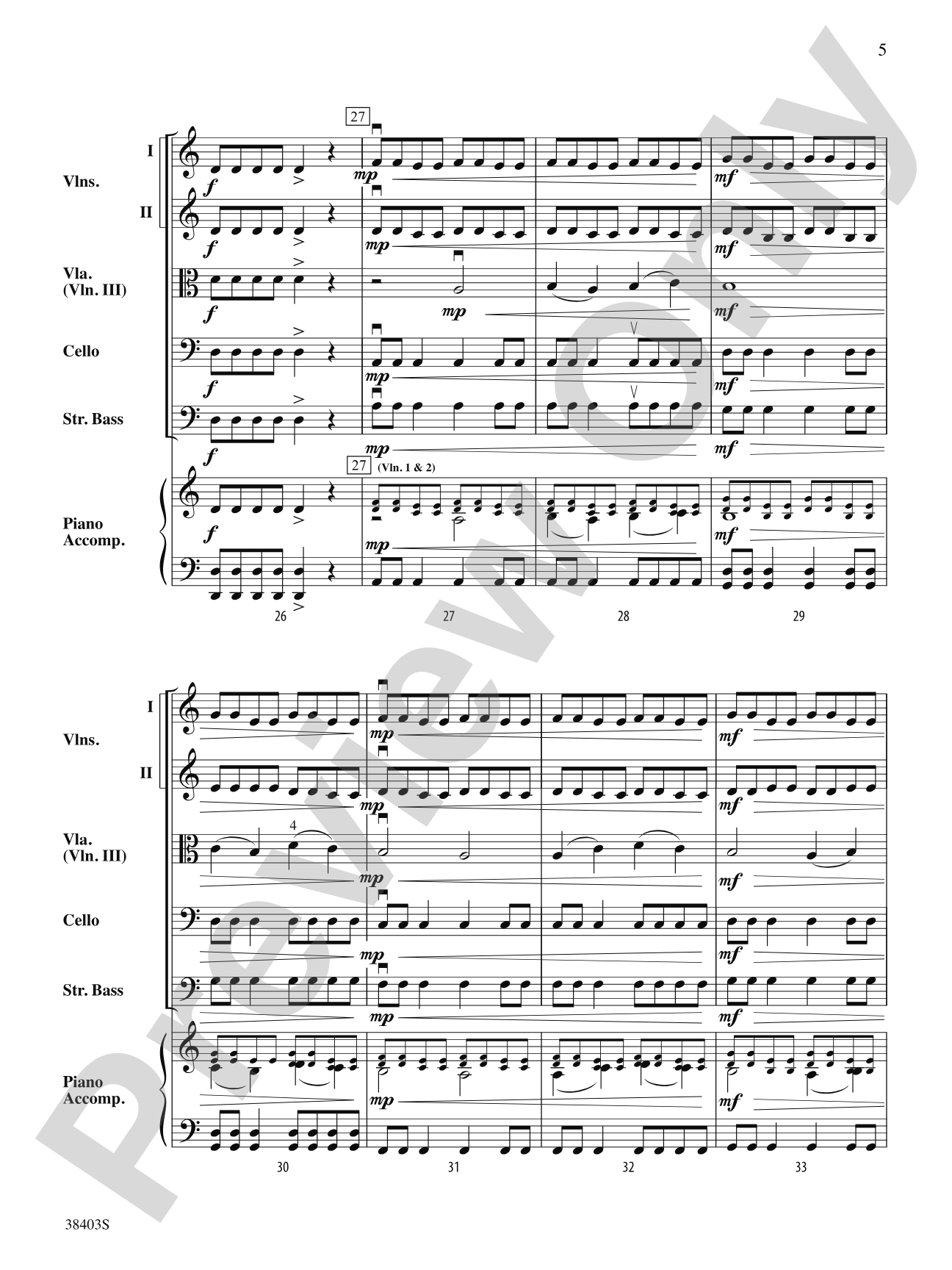 Hyperdrive: String Orchestra Conductor Score & Parts
